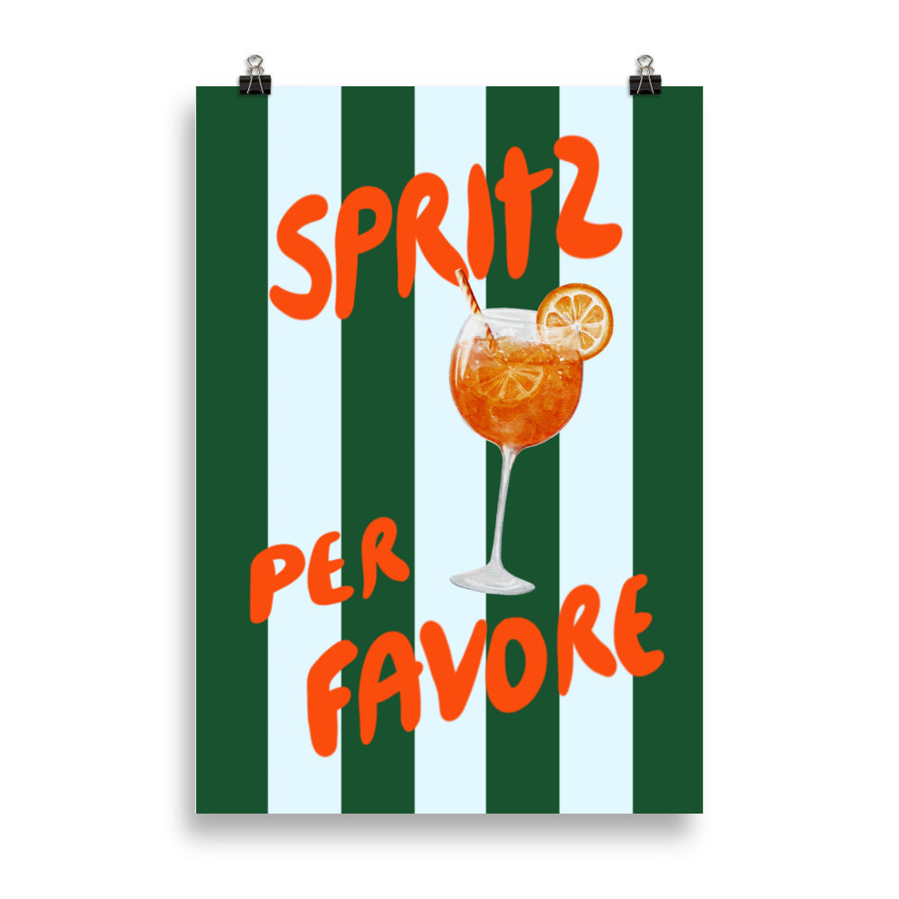 Spritz Per Favore - Poster - The Refined Spirit