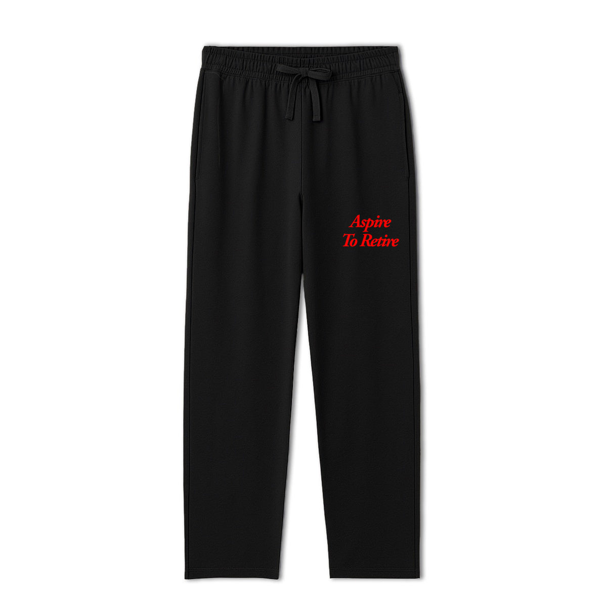 Aspire to Retire - Organic Trackpants - front_0