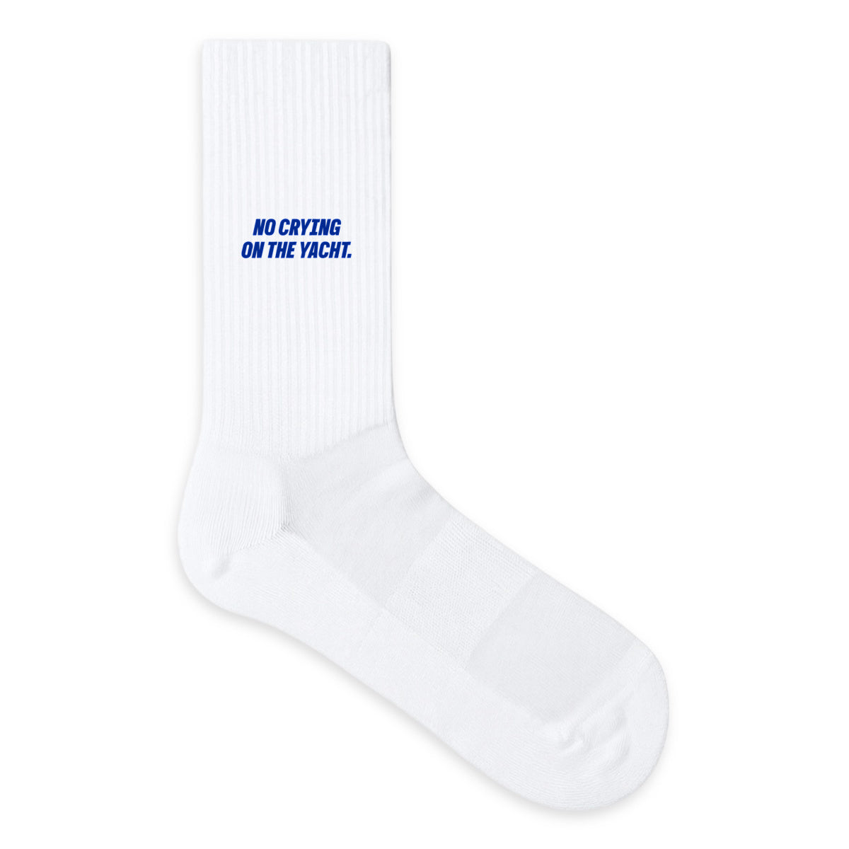No Crying on the Yacht - Organic Socks - front_1
