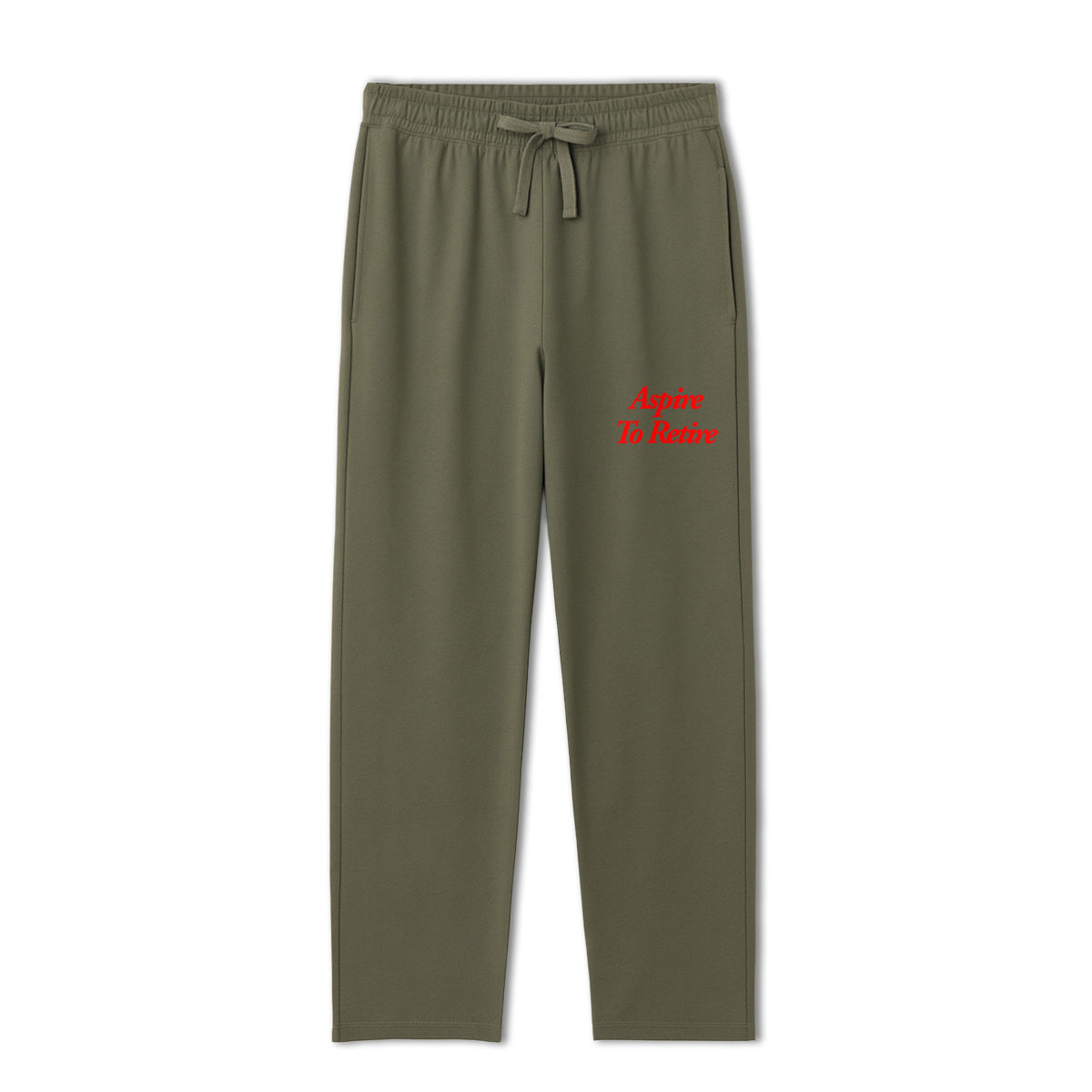 Aspire to Retire - Organic Trackpants - front_2