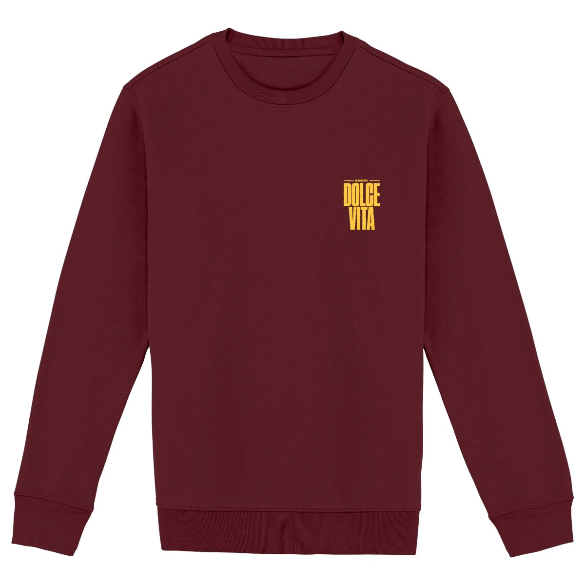 Dolce Vita - Organic Sweatshirt - front_burgundy
