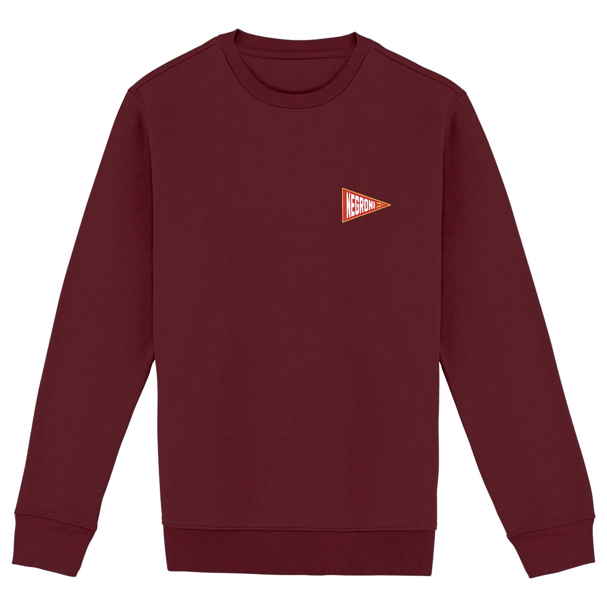 Negroni Racing Team - Organic Sweatshirt - front_burgundy