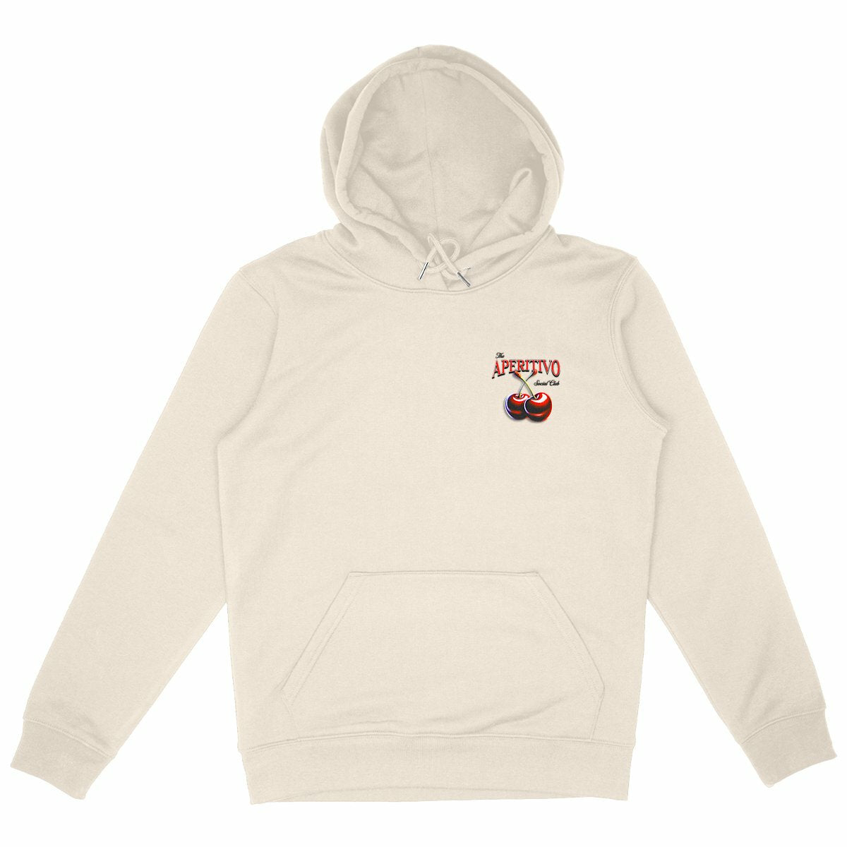 The Aperitivo Social Club - Organic Hoodie - front_ivory