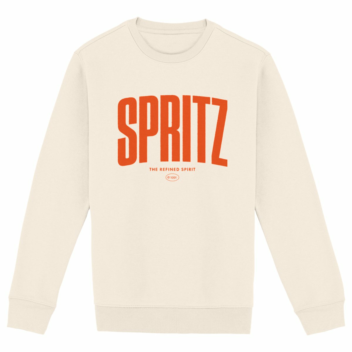 Spritz - Organic Sweatshirt - front_ivory