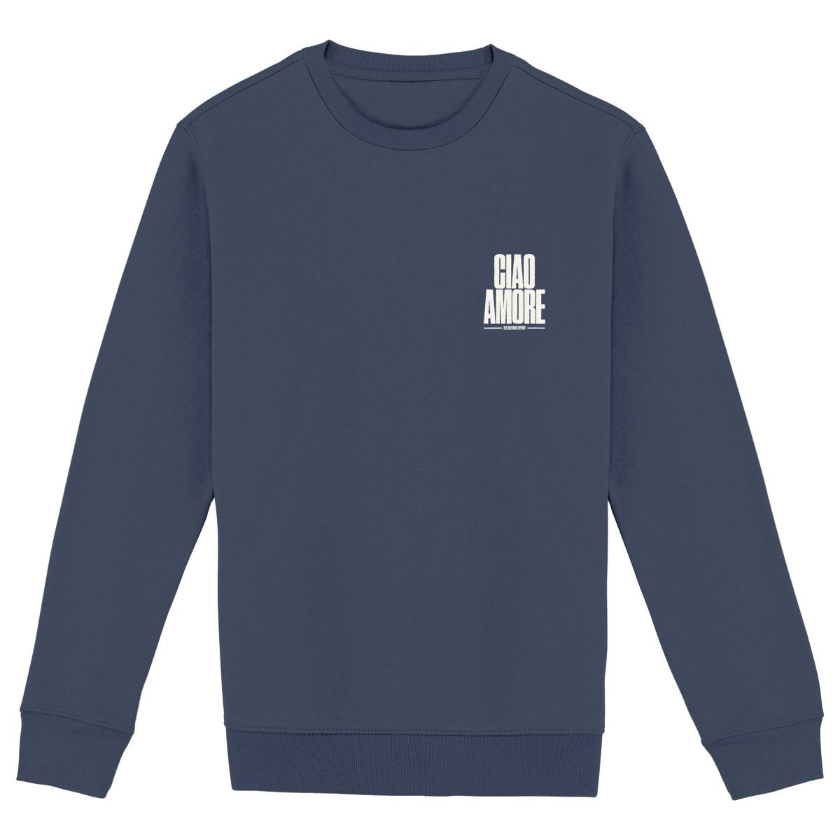 Ciao Amore - Organic Sweatshirt - front_navy