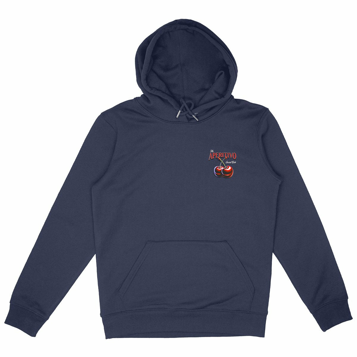 The Aperitivo Social Club - Organic Hoodie - front_navy