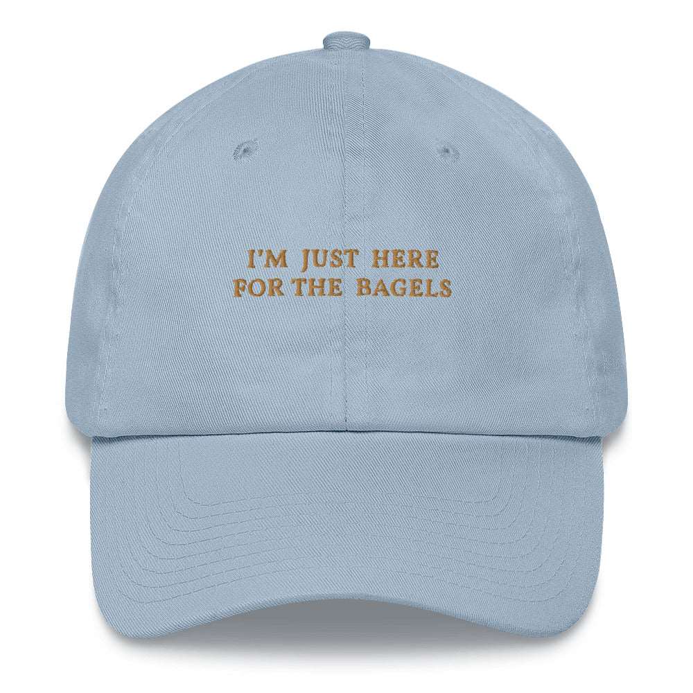 I'm just here for the bagels - Classic Cap - The Refined Spirit