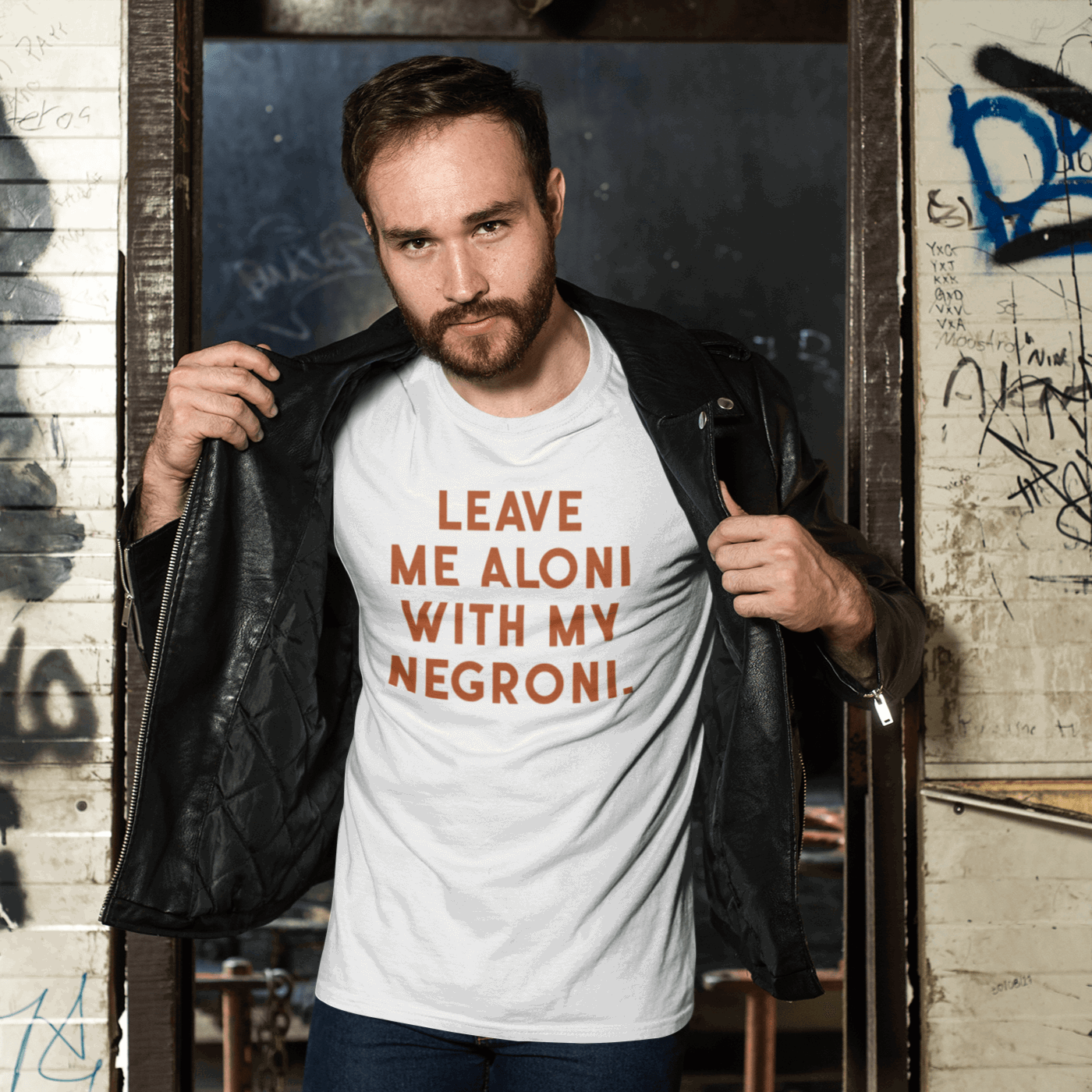 Leave me aloni with my Negroni - Organic T-shirt - The Refined Spirit