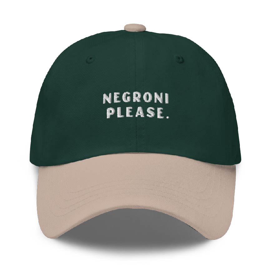 Negroni Please - Two Colors Cap