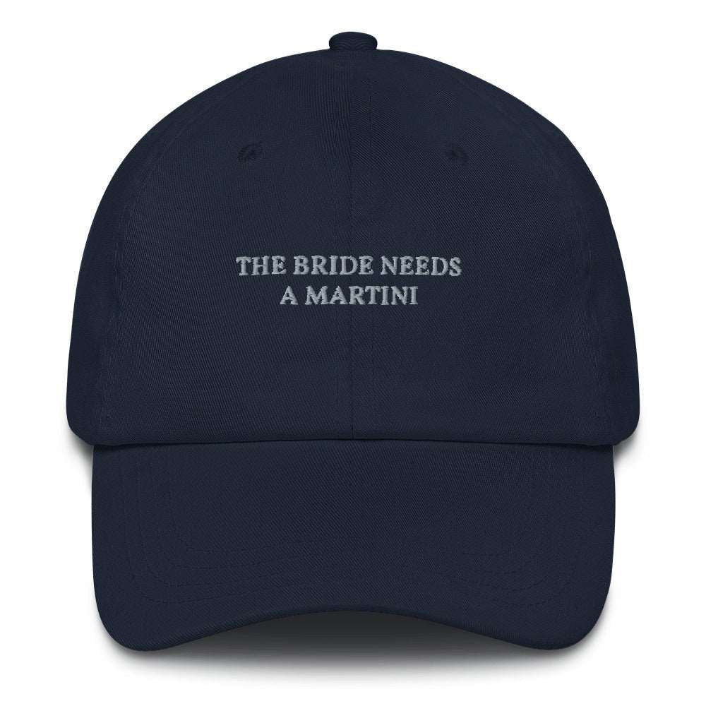 The Bride needs a Martini -Baseball Cap - The Refined Spirit