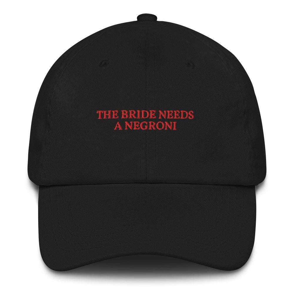 The Bride needs a Negroni - Baseball Cap - The Refined Spirit