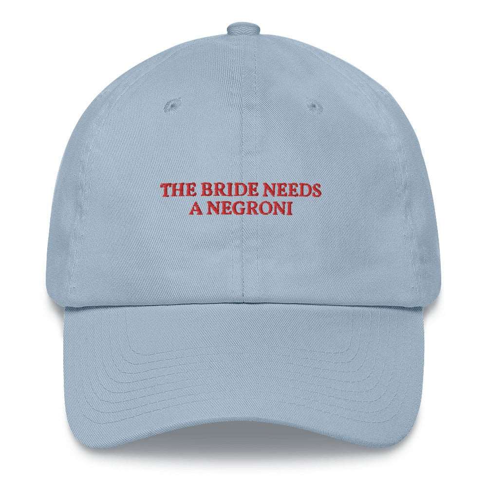 The Bride needs a Negroni - Baseball Cap - The Refined Spirit