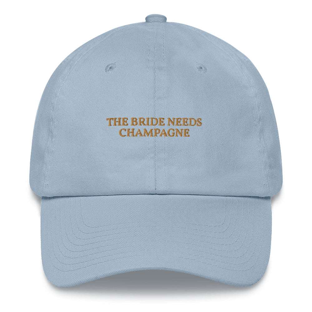 The Bride needs Champagne - Baseball Cap - The Refined Spirit