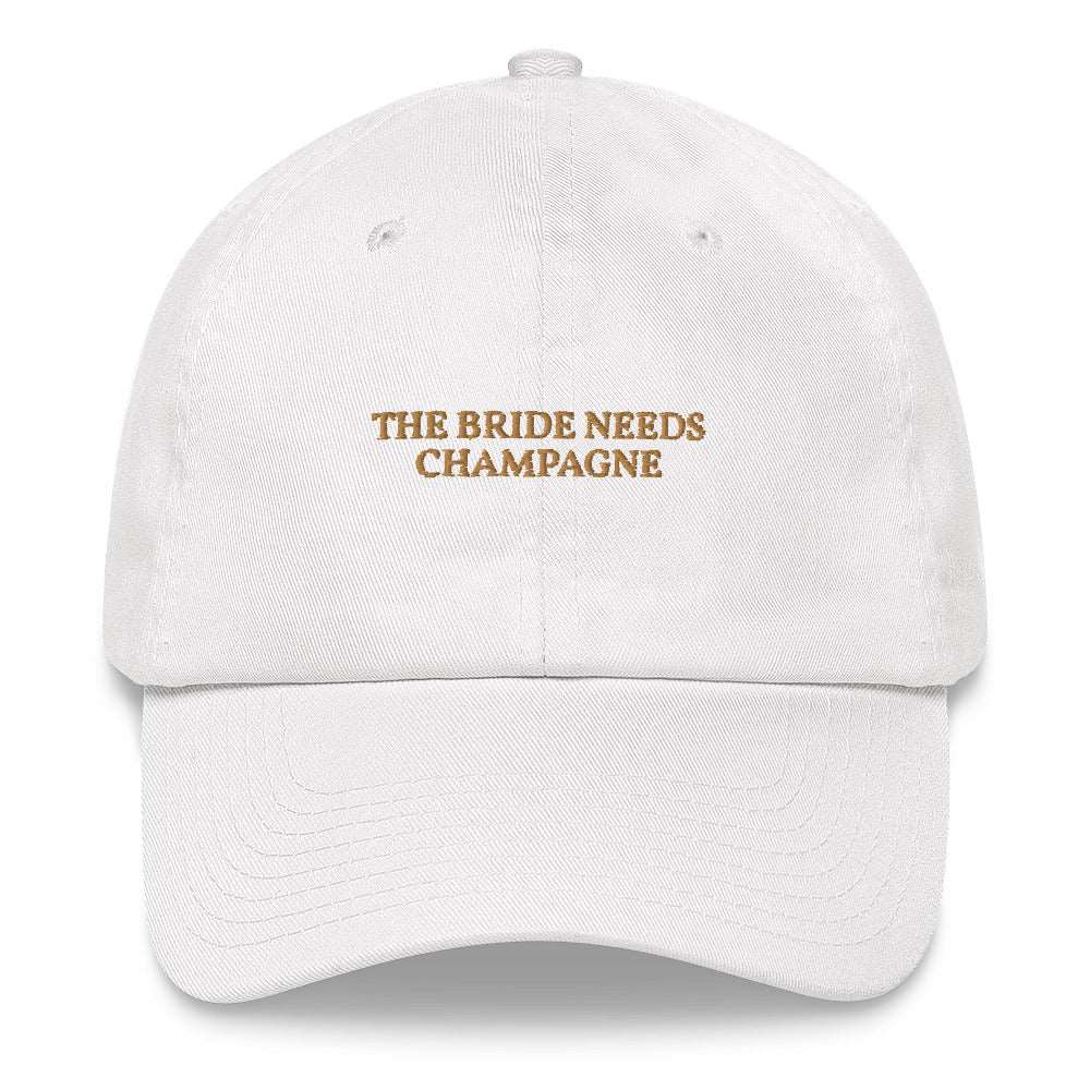 The Bride needs Champagne - Baseball Cap - The Refined Spirit