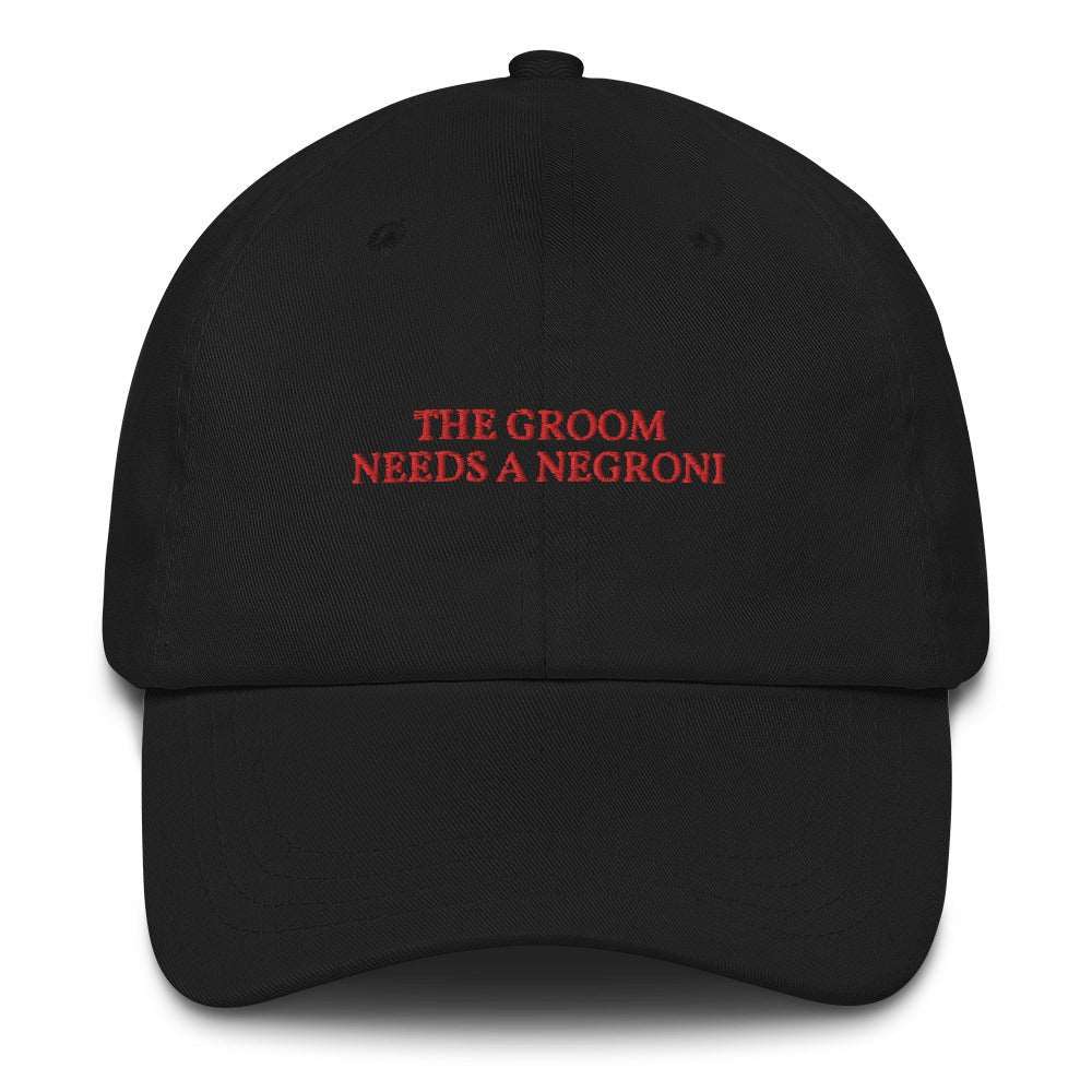 The Groom needs a Negroni Cap - The Refined Spirit