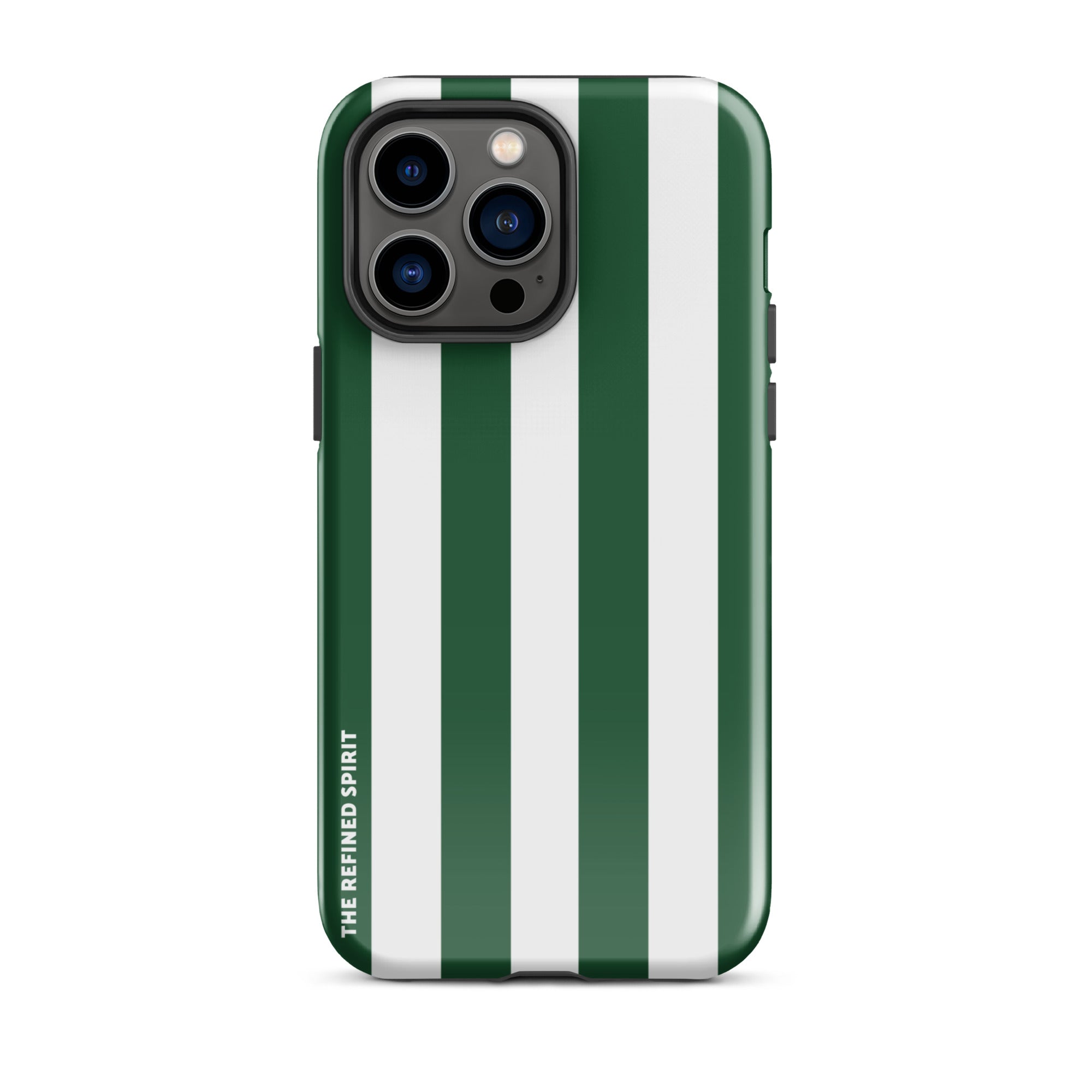 Rayures vertes – Coque rigide pour iPhone®