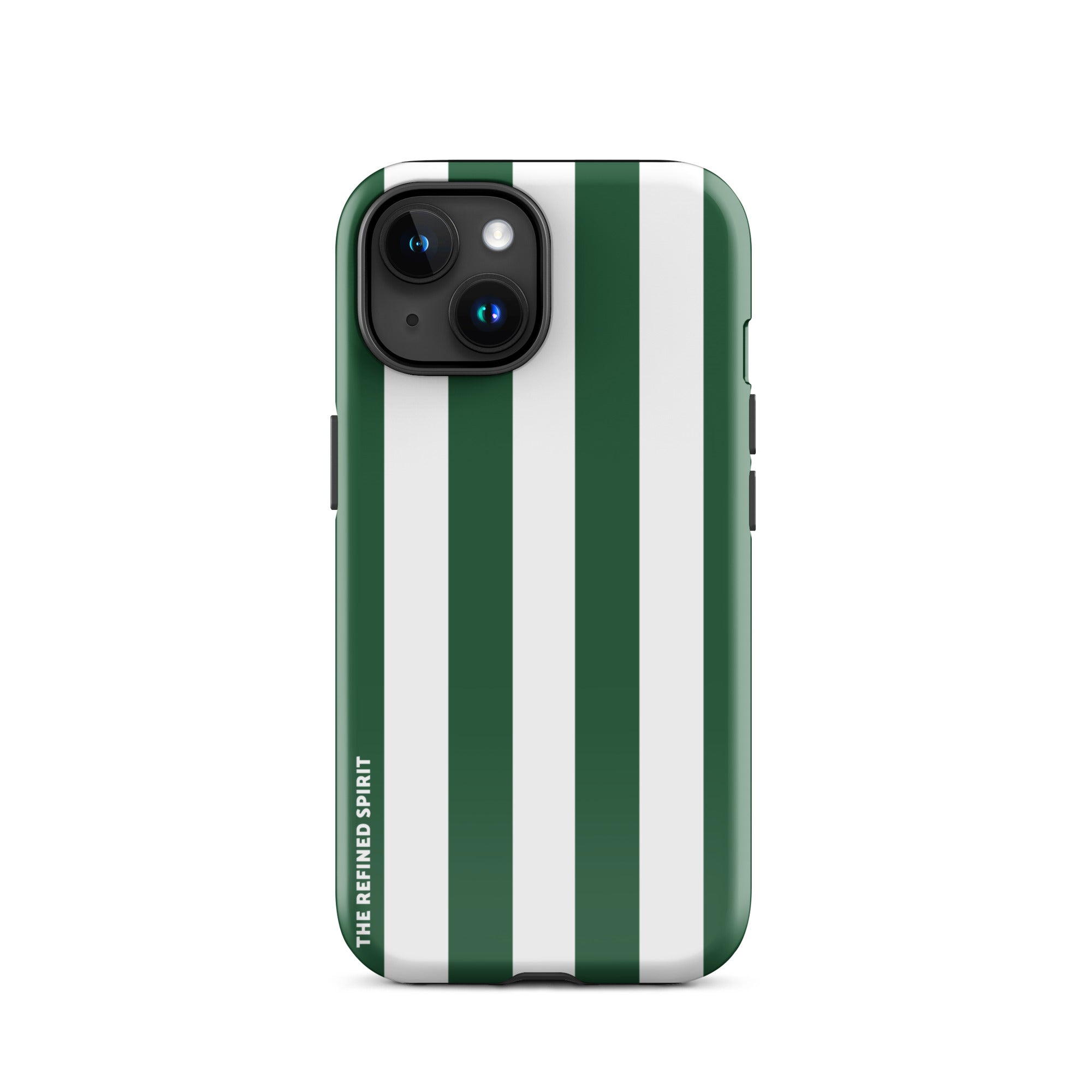 Rayures vertes – Coque rigide pour iPhone®