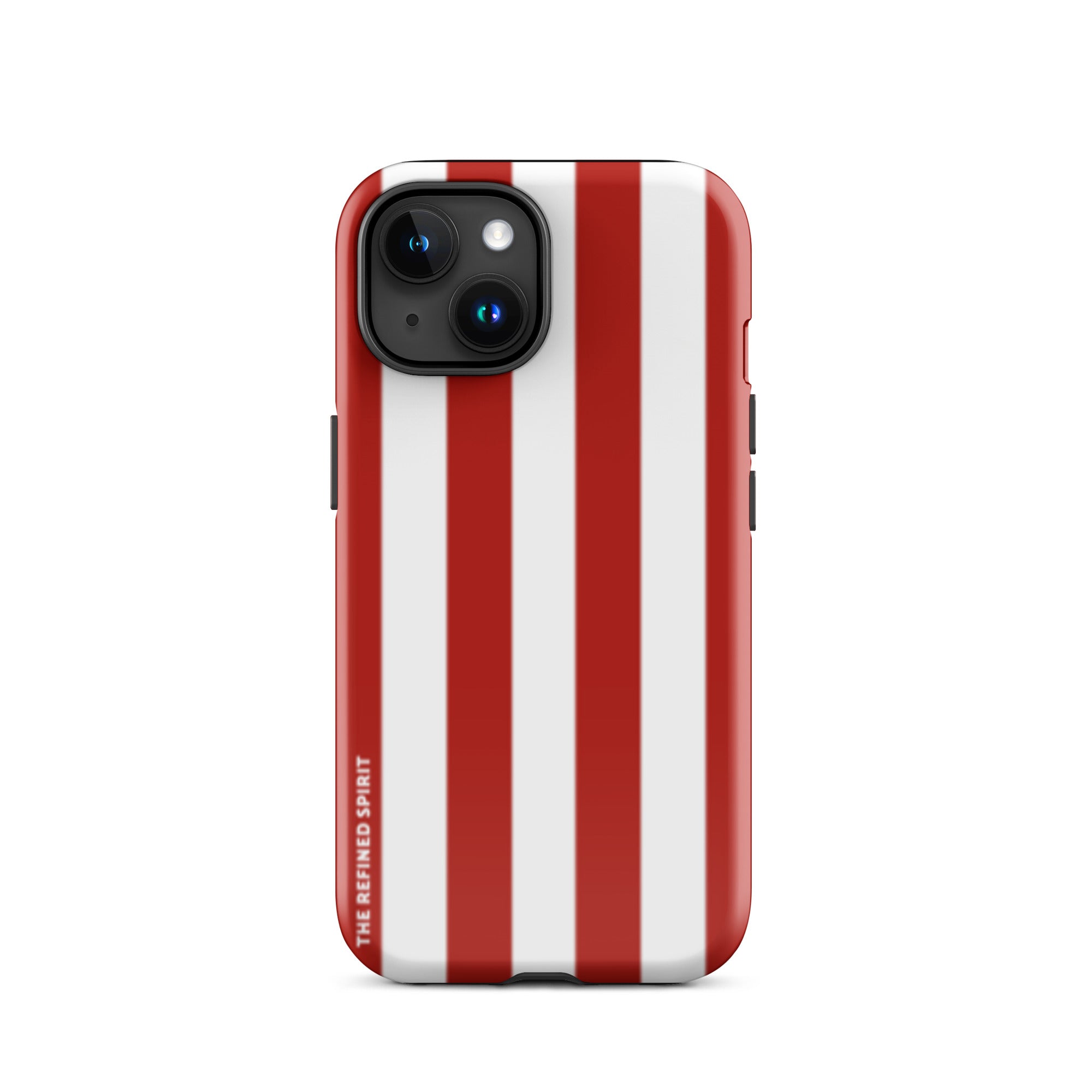 Rayures rouges – Coque rigide pour iPhone®