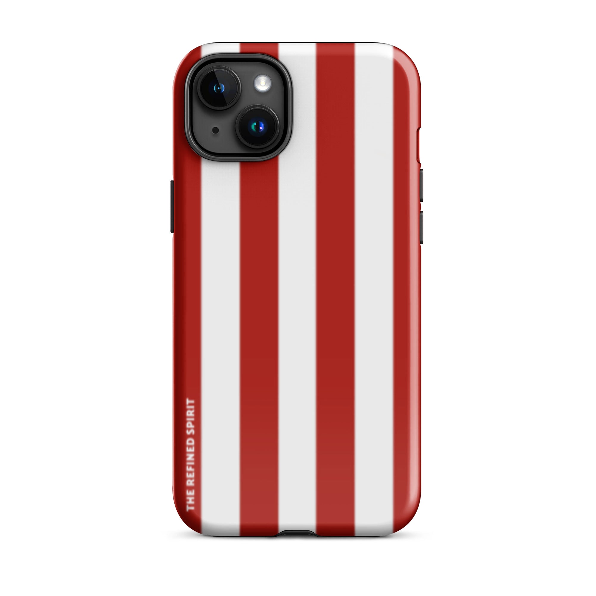 Rayures rouges – Coque rigide pour iPhone®