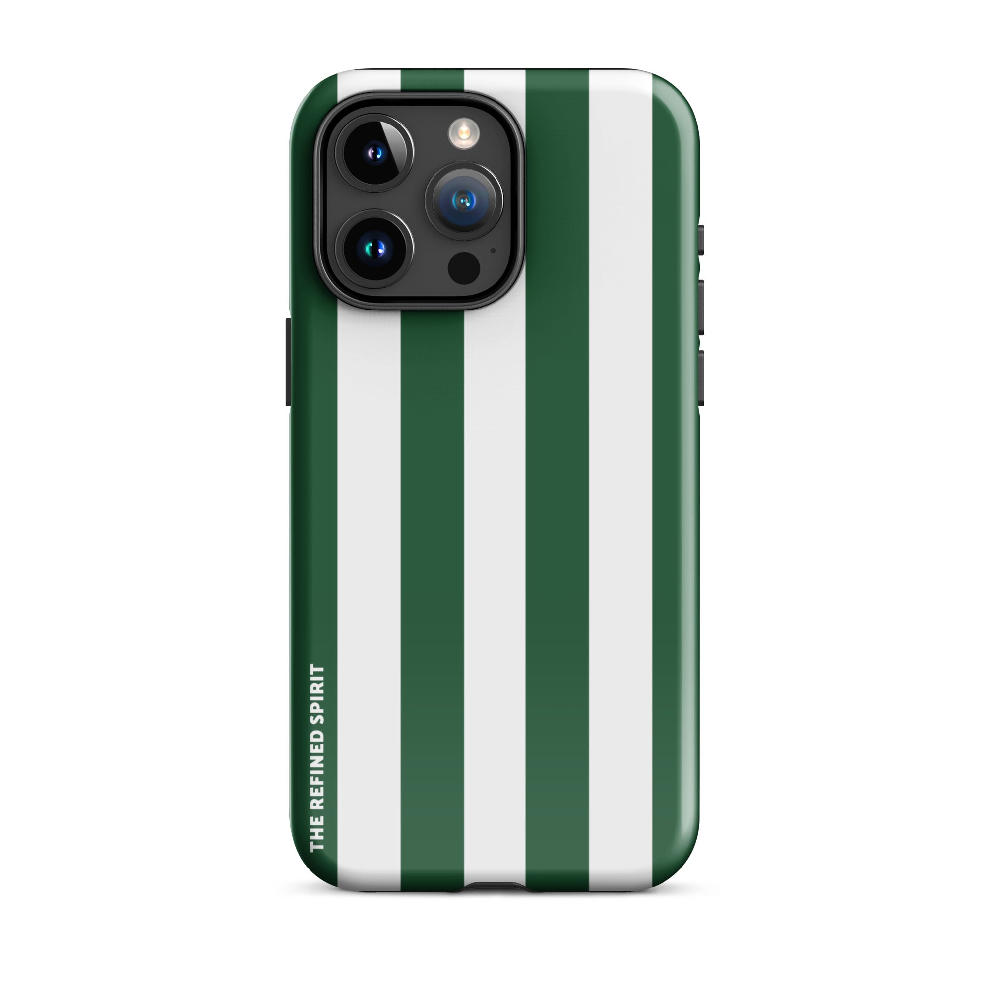 Rayures vertes – Coque rigide pour iPhone®
