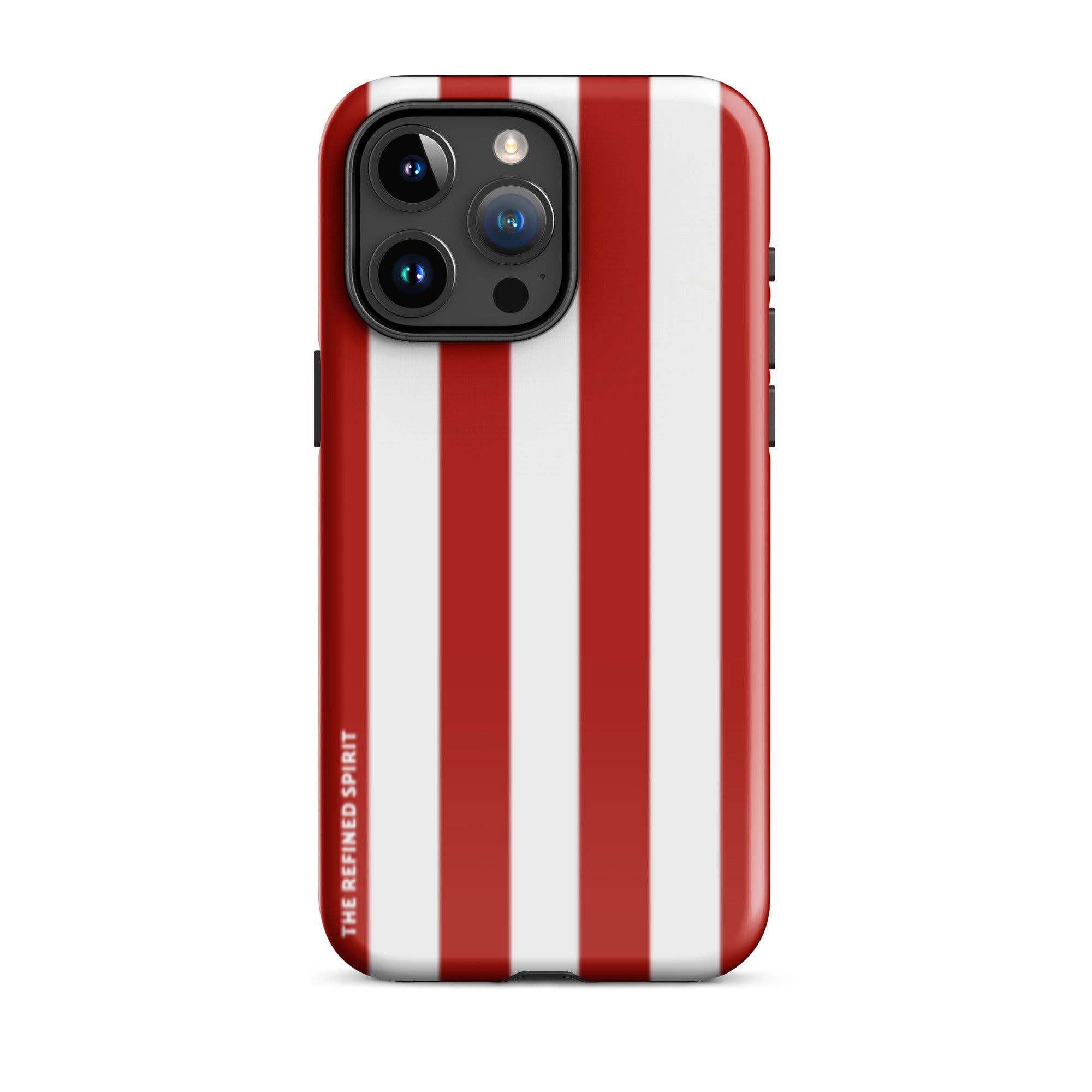 Rayures rouges – Coque rigide pour iPhone®