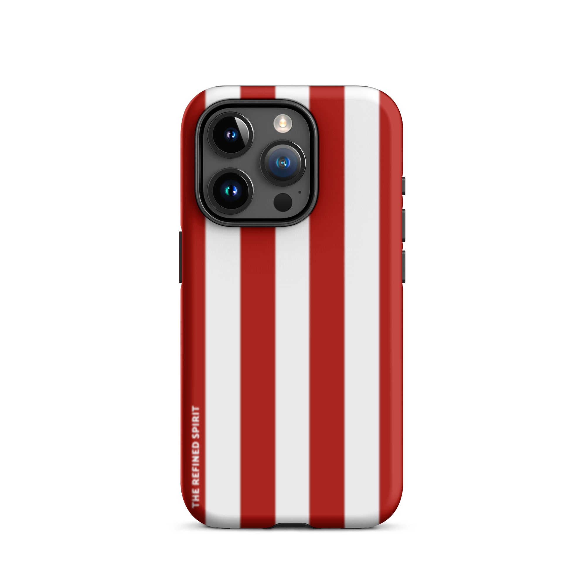 Rayures rouges – Coque rigide pour iPhone®