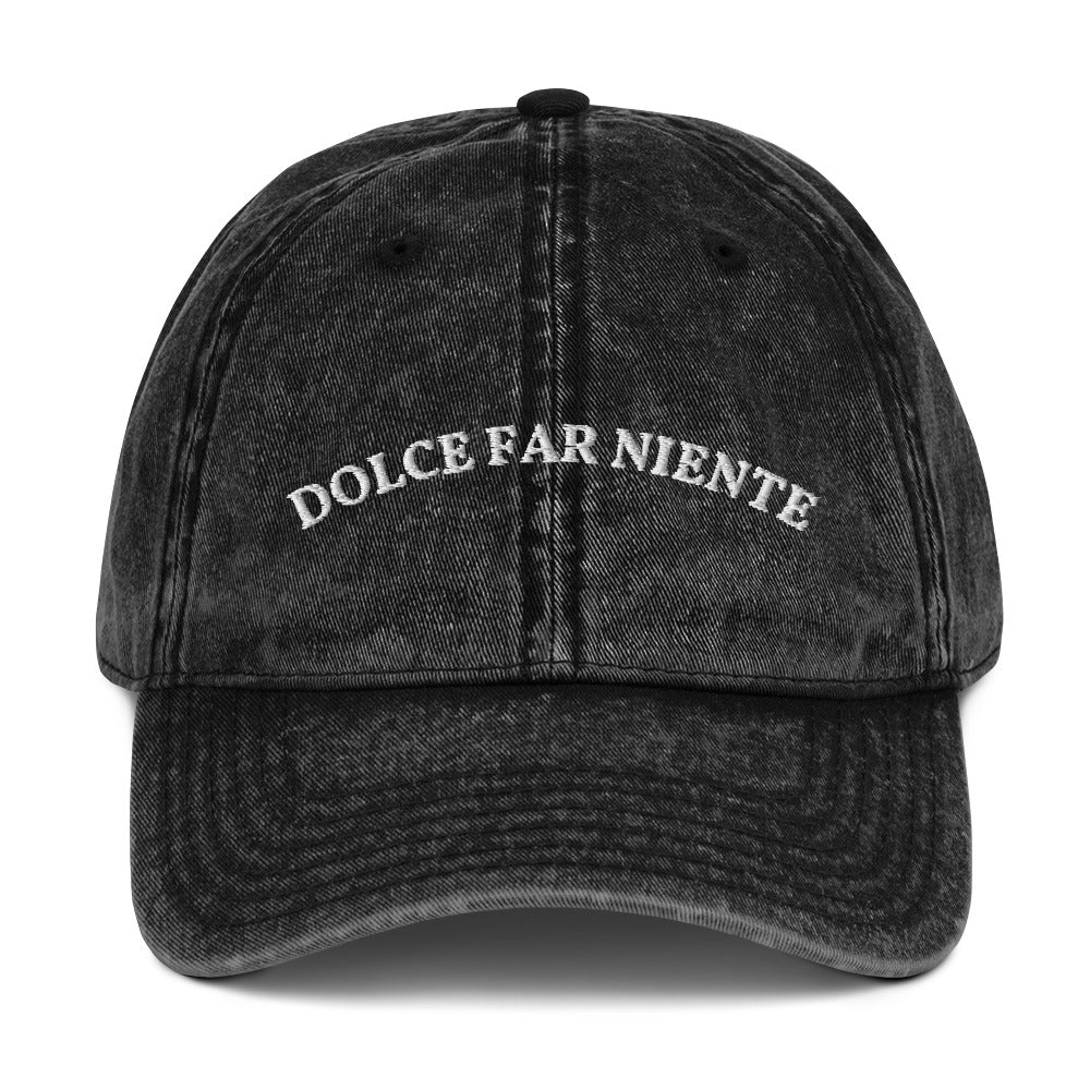 Dolce Far Niente- Vintage Cap