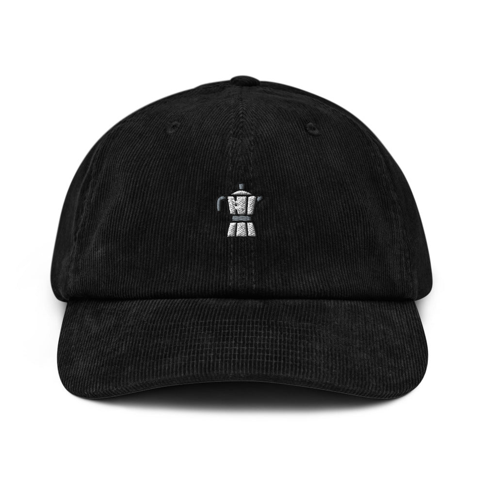 Italian Coffee - Corduroy Embroidered Cap - The Refined Spirit