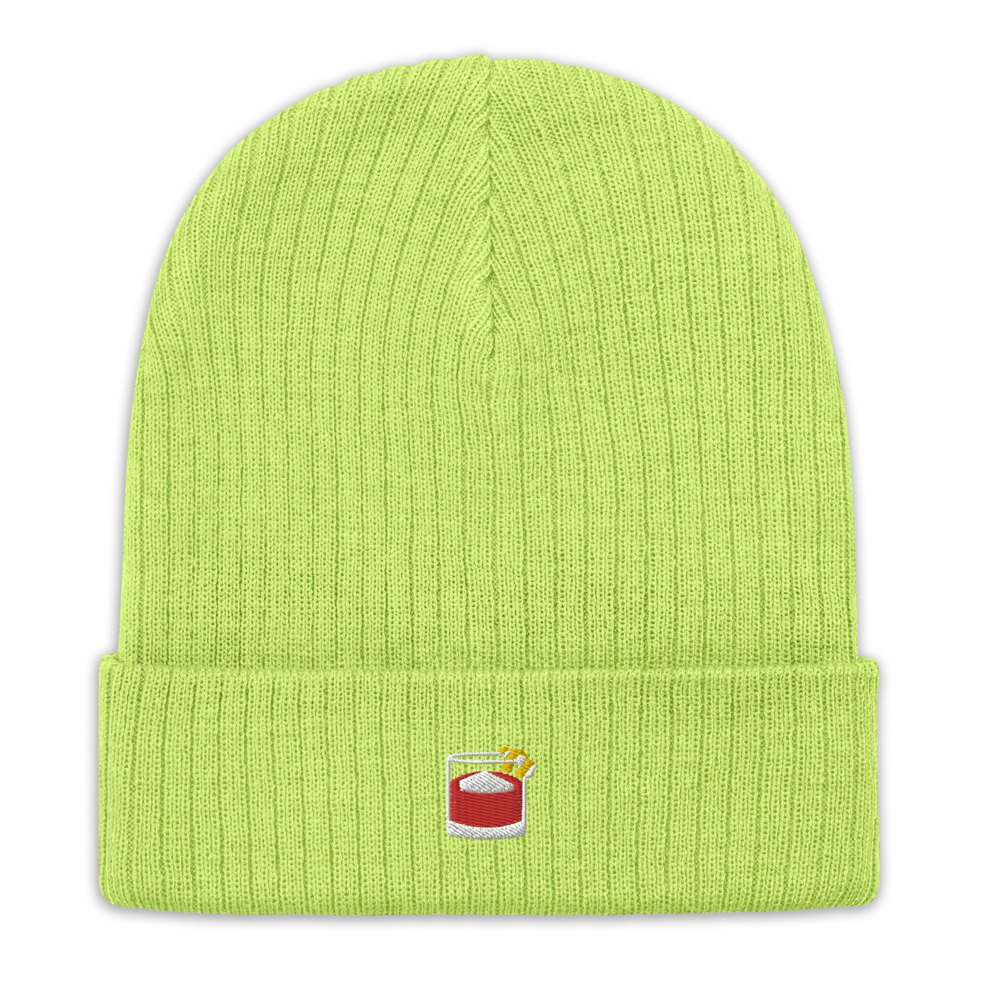 Negroni Glass - Embroidered Beanie - The Refined Spirit