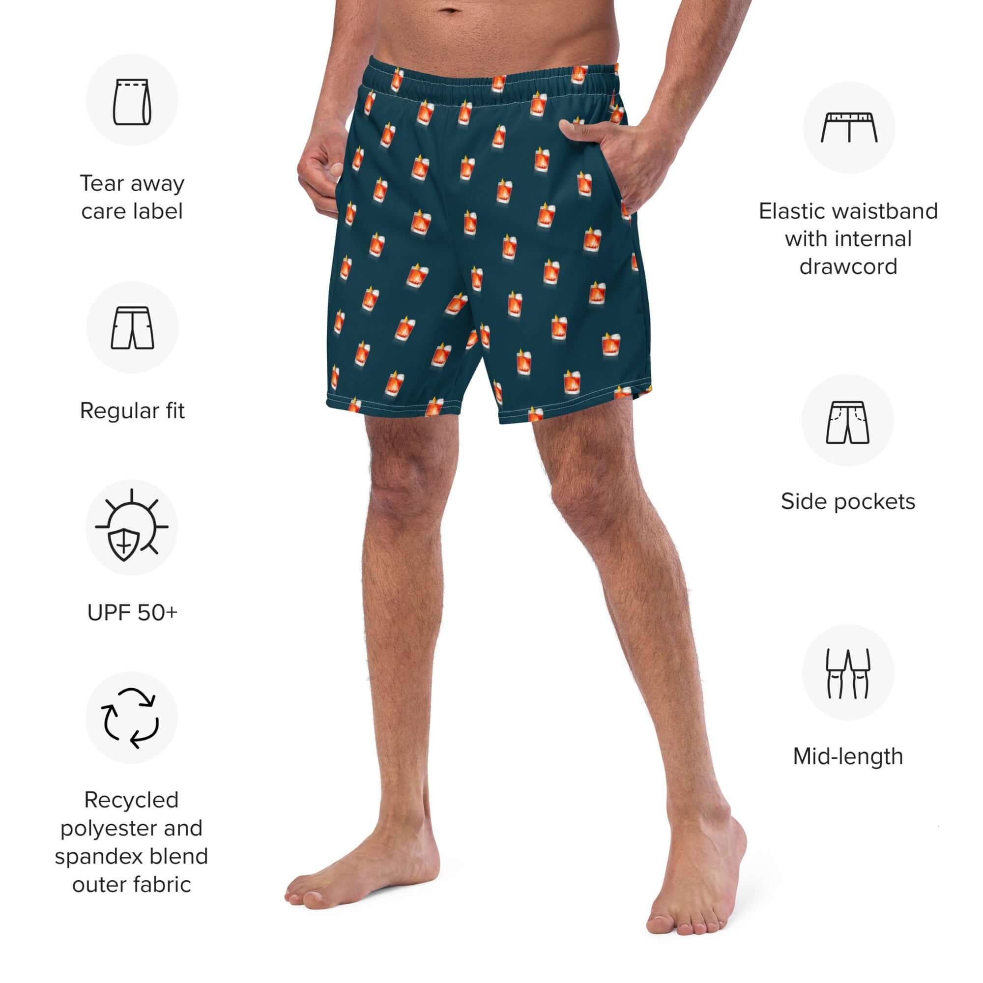 Negroni - Eco Pool Short - The Refined Spirit
