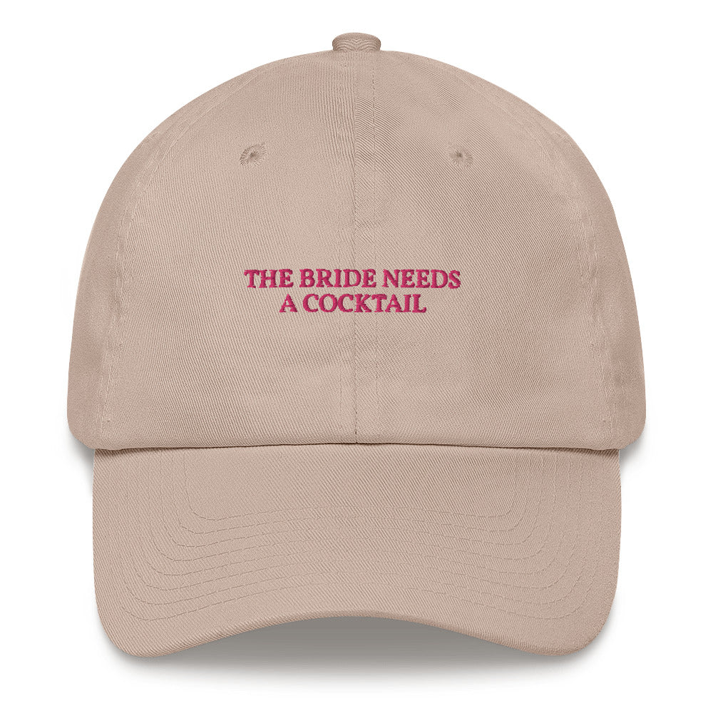 The Bride needs a Cocktail - Baseball Cap - The Refined Spirit