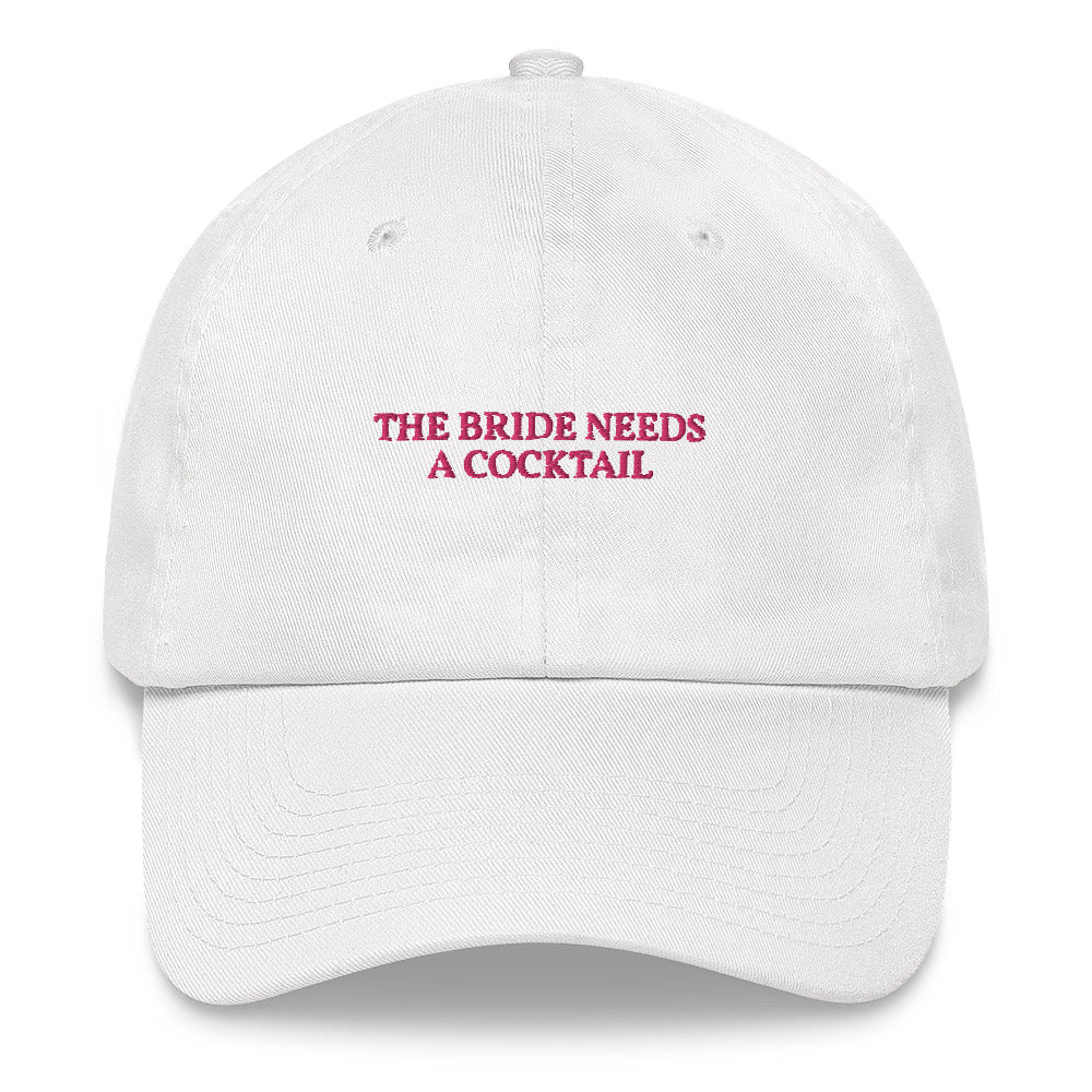 The Bride needs a Cocktail - Baseball Cap - The Refined Spirit