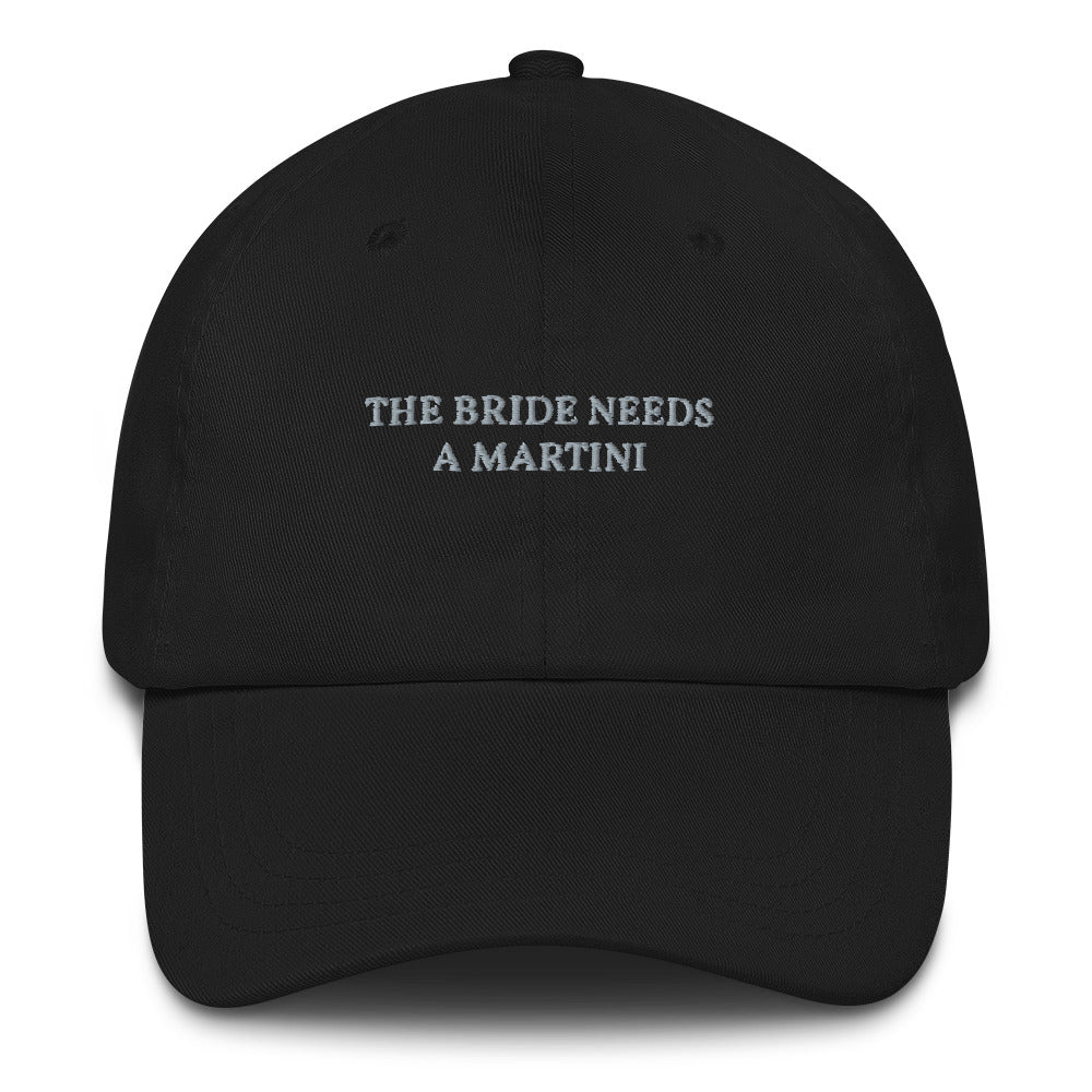The Bride needs a Martini -Baseball Cap - The Refined Spirit
