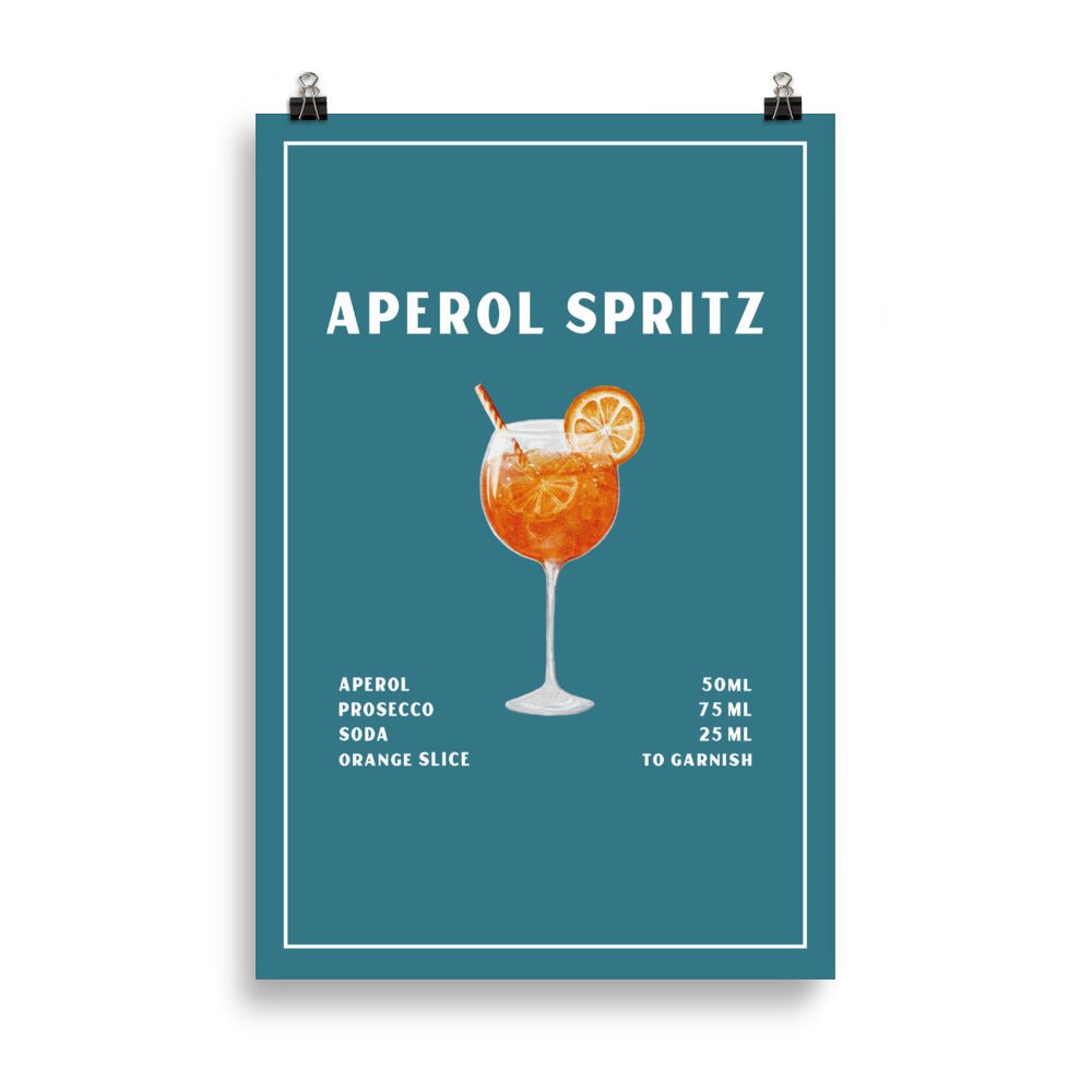 Aperol Spritz Print - The Refined Spirit