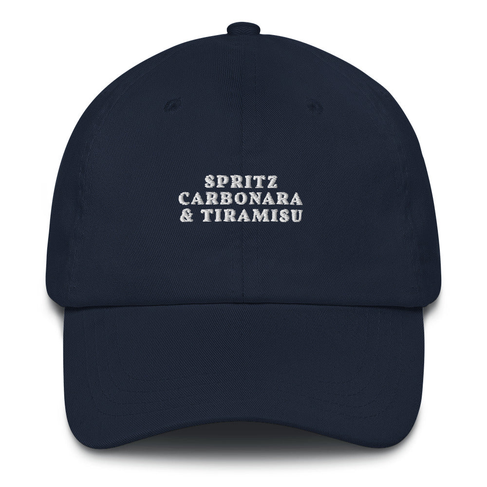 Spritz, Carbonara & Tiramisu Cap