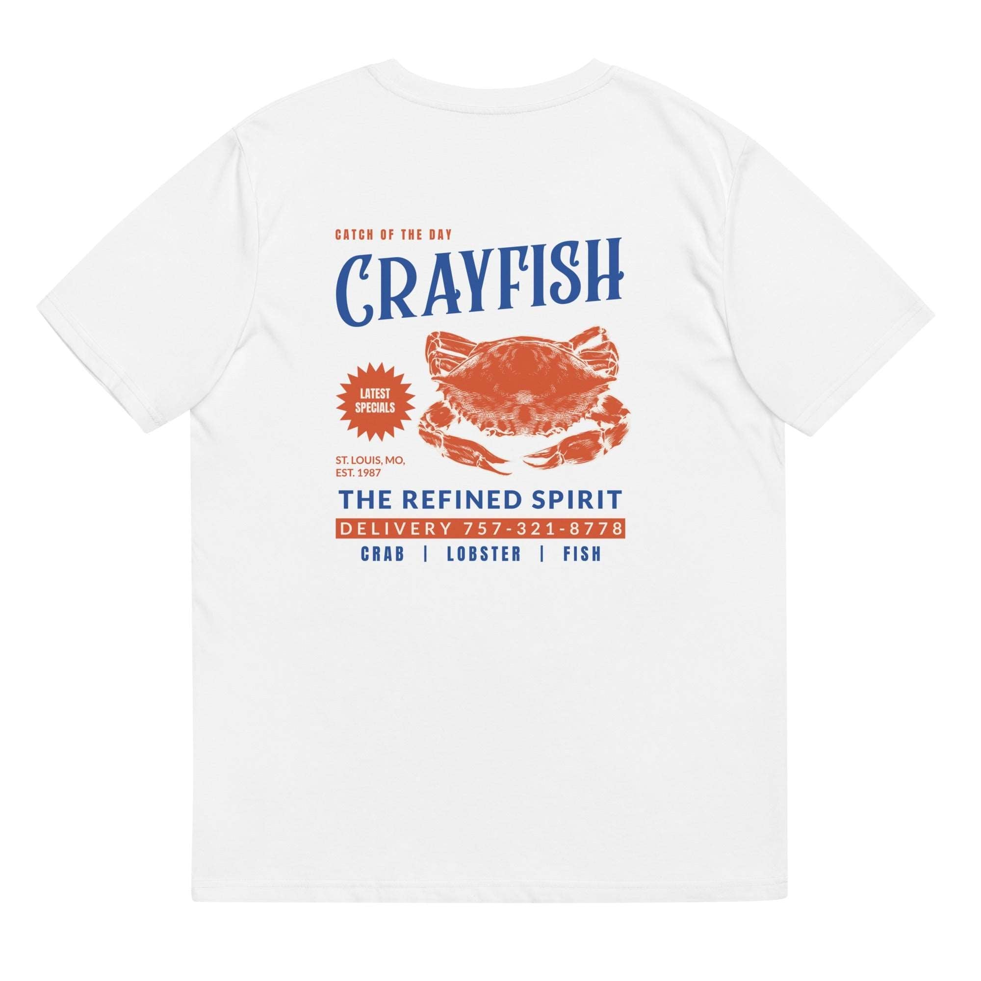 Crayfish - Organic T-shirt - The Refined Spirit