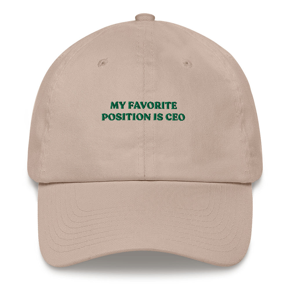 My favorite position is CEO - Cap - The Refined Spirit