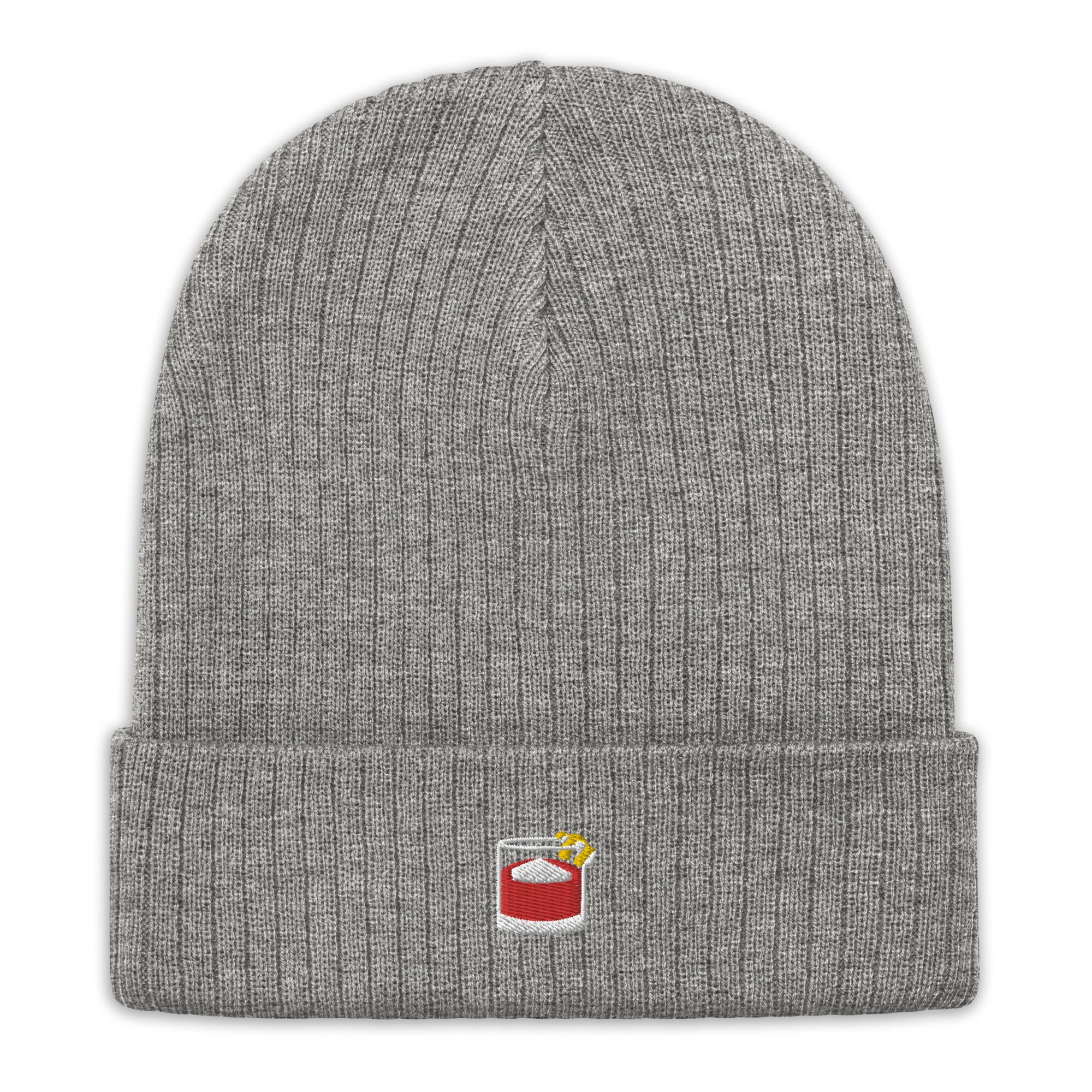 Negroni Glass - Embroidered Beanie - The Refined Spirit