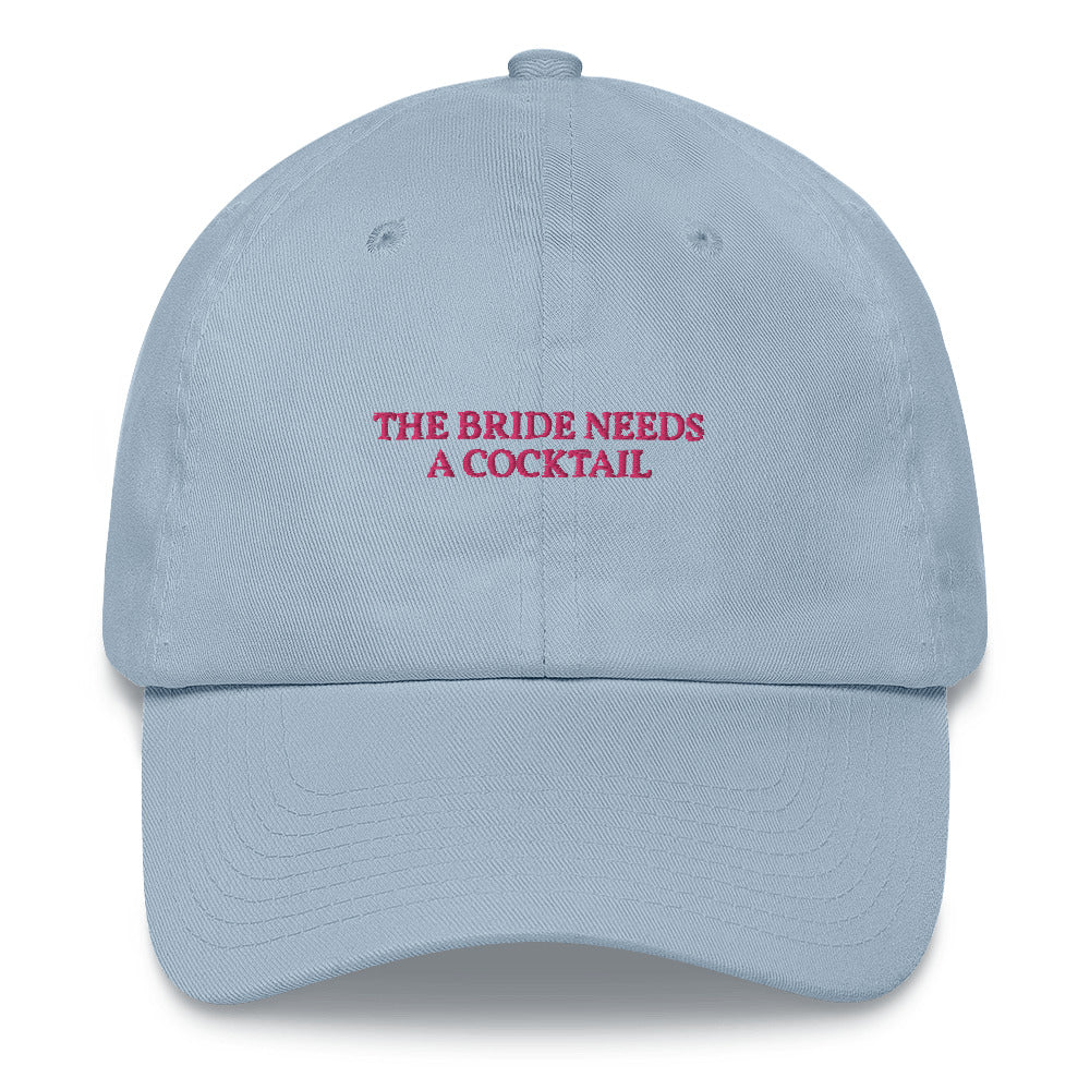 The Bride needs a Cocktail - Baseball Cap - The Refined Spirit
