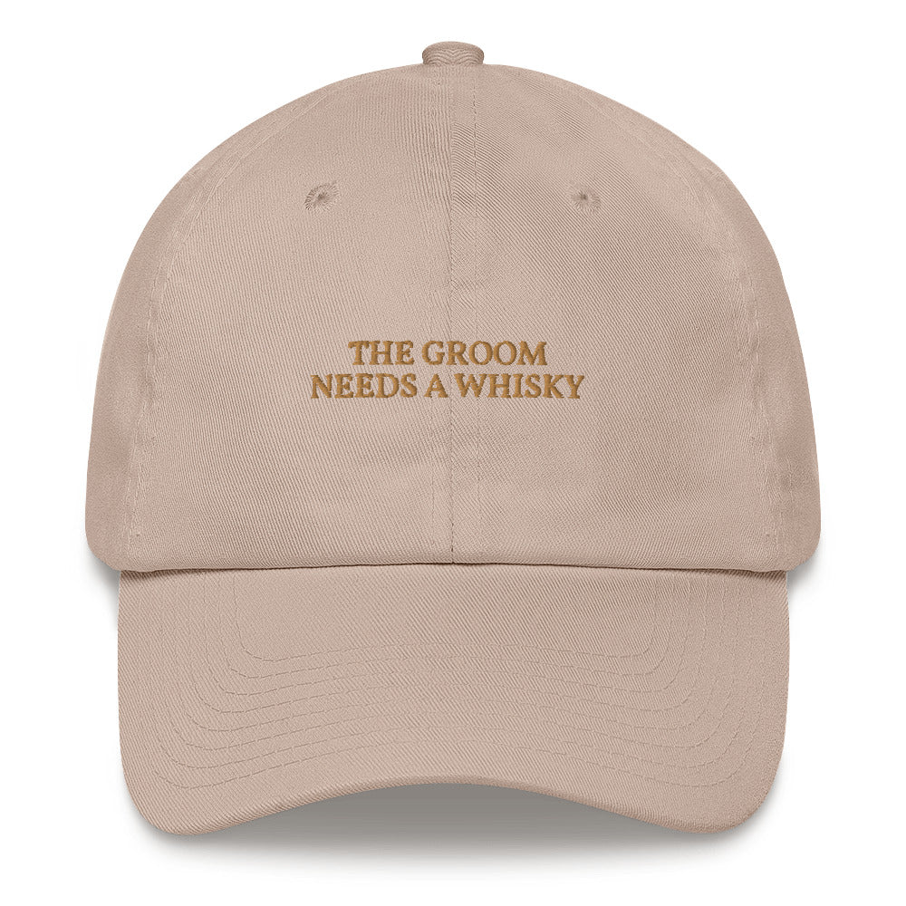 The Groom needs a Whisky - Embroidered Cap - The Refined Spirit