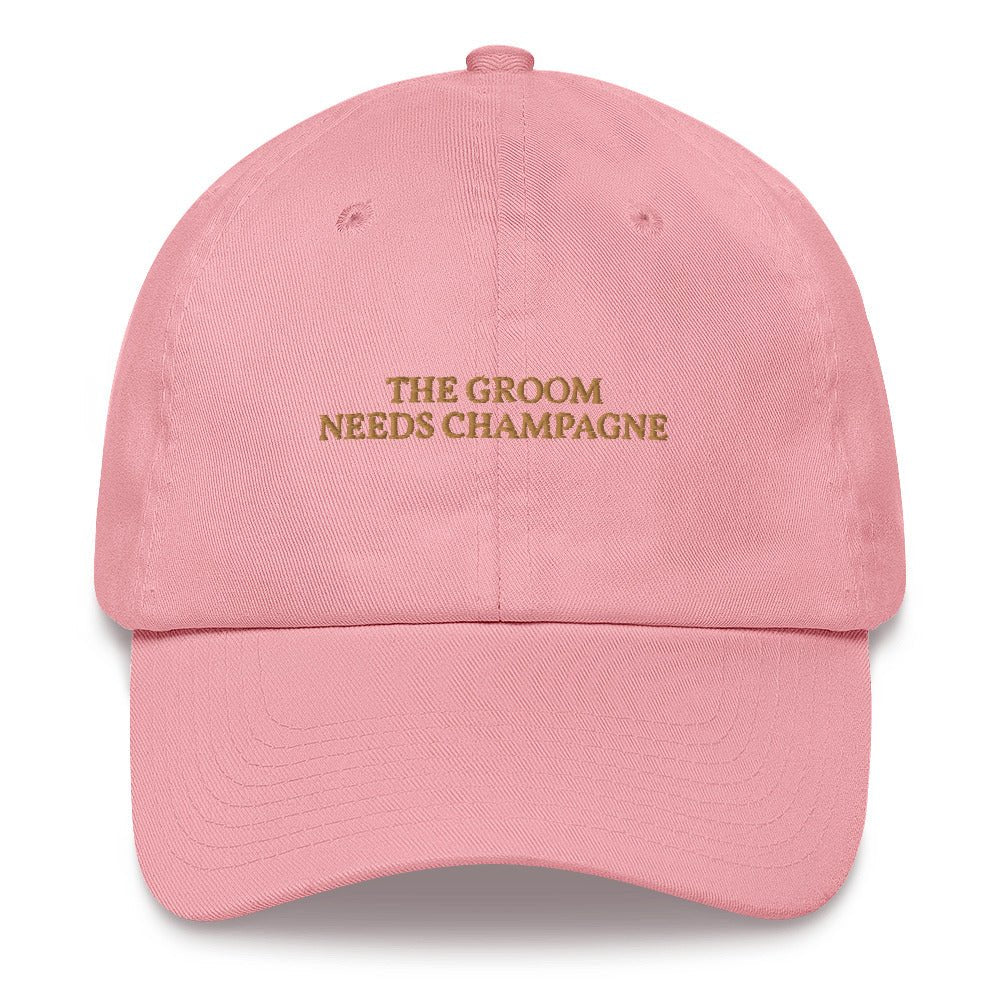 The Groom needs Champagne - Embroidered Cap - The Refined Spirit