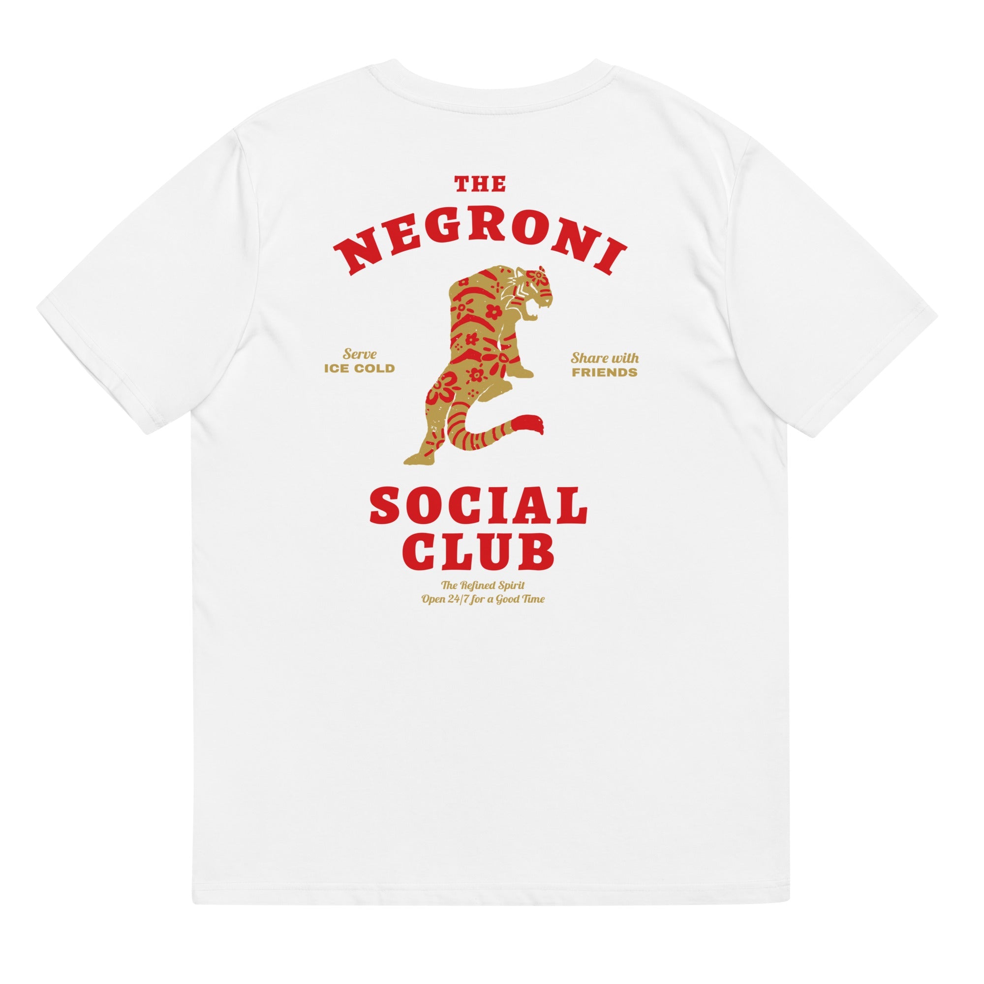The Negroni Social Club - Unisex Organic T-shirt - The Refined Spirit