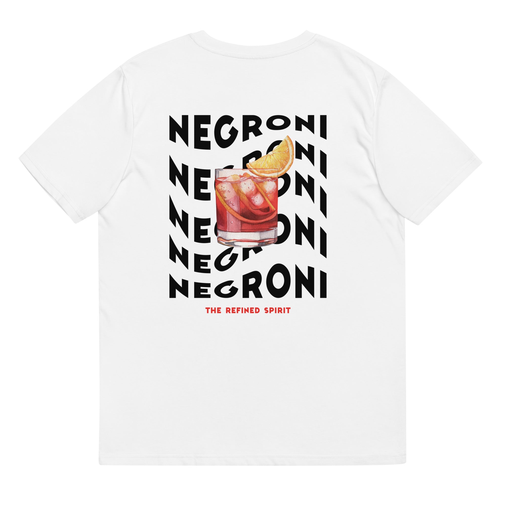 Waving Negroni - Organic T-shirt - The Refined Spirit