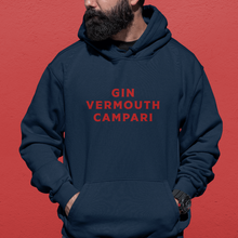 Load image into Gallery viewer, Gin Vermouth Campari - Organic Hoodie
