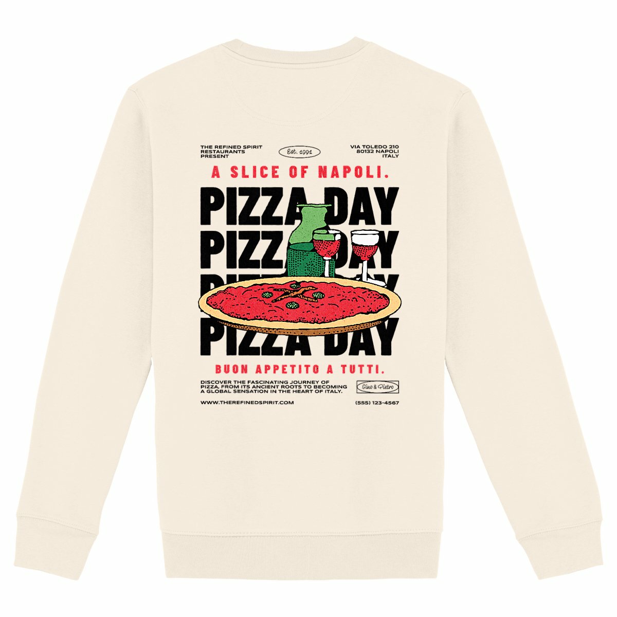 A Slice of Napoli - Organic Sweatshirt