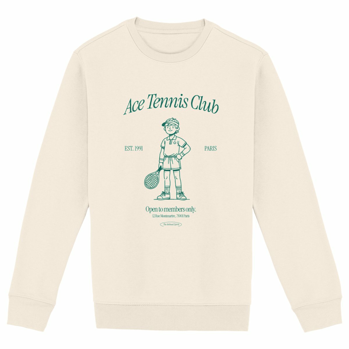 Ace Tennis Club - Organic Sweatshirt