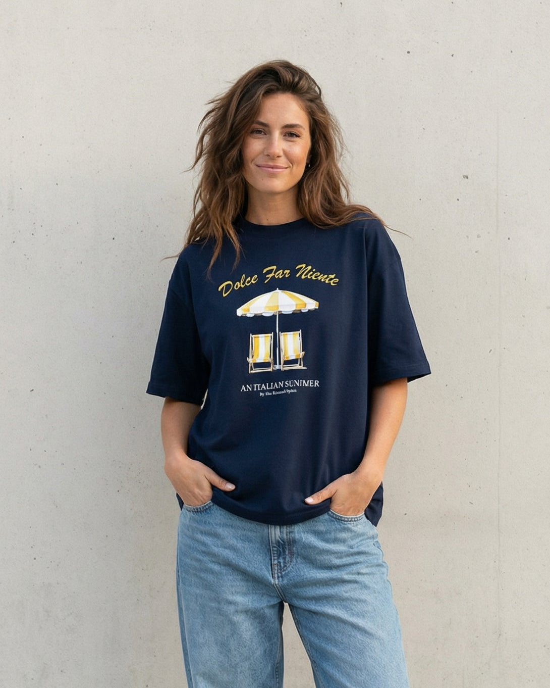 An Italian Summer - Organic Oversized T-shirt