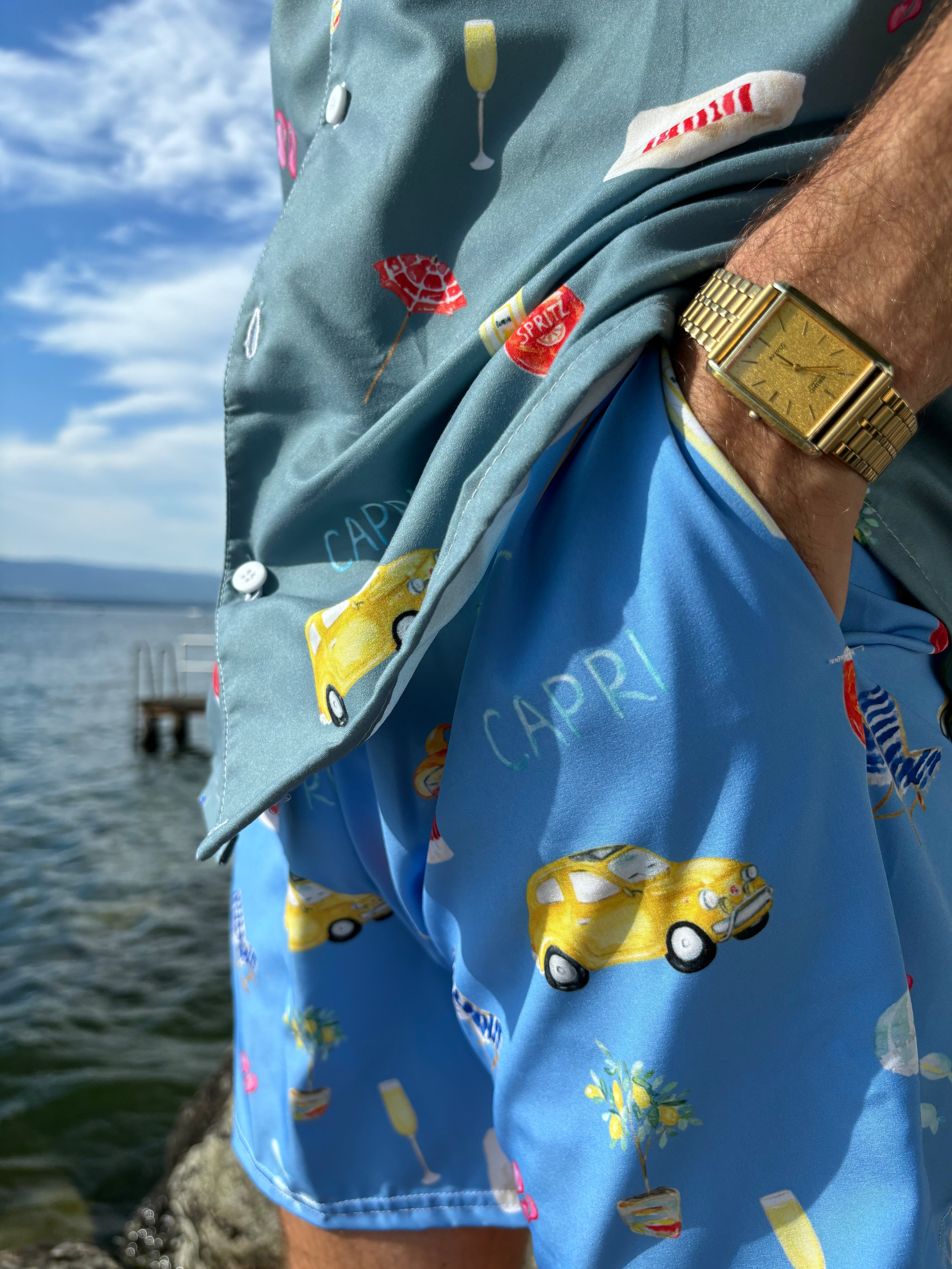 Capri - Pool Shirt - The Refined Spirit