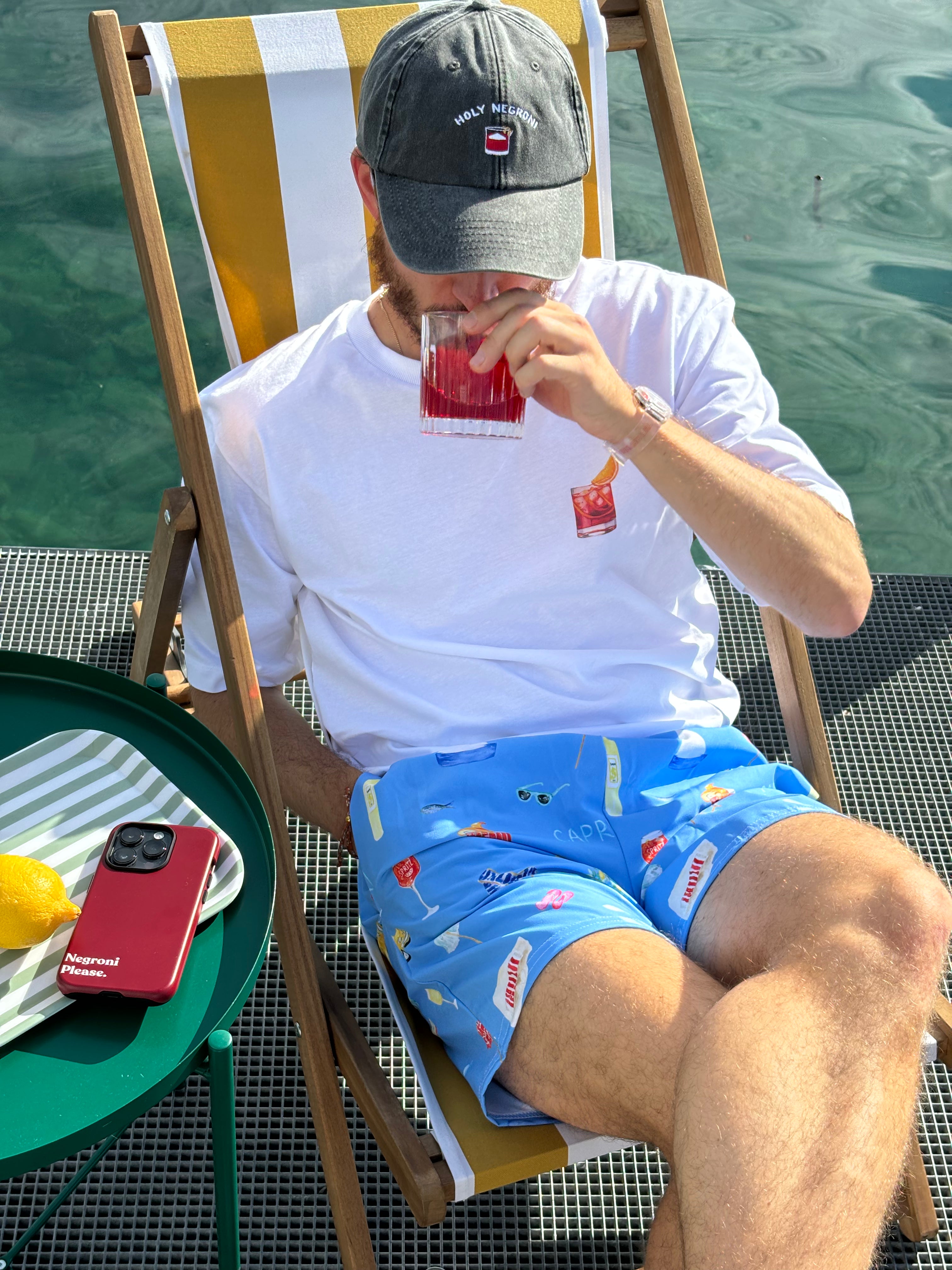 Capri- Pool Short - The Refined Spirit