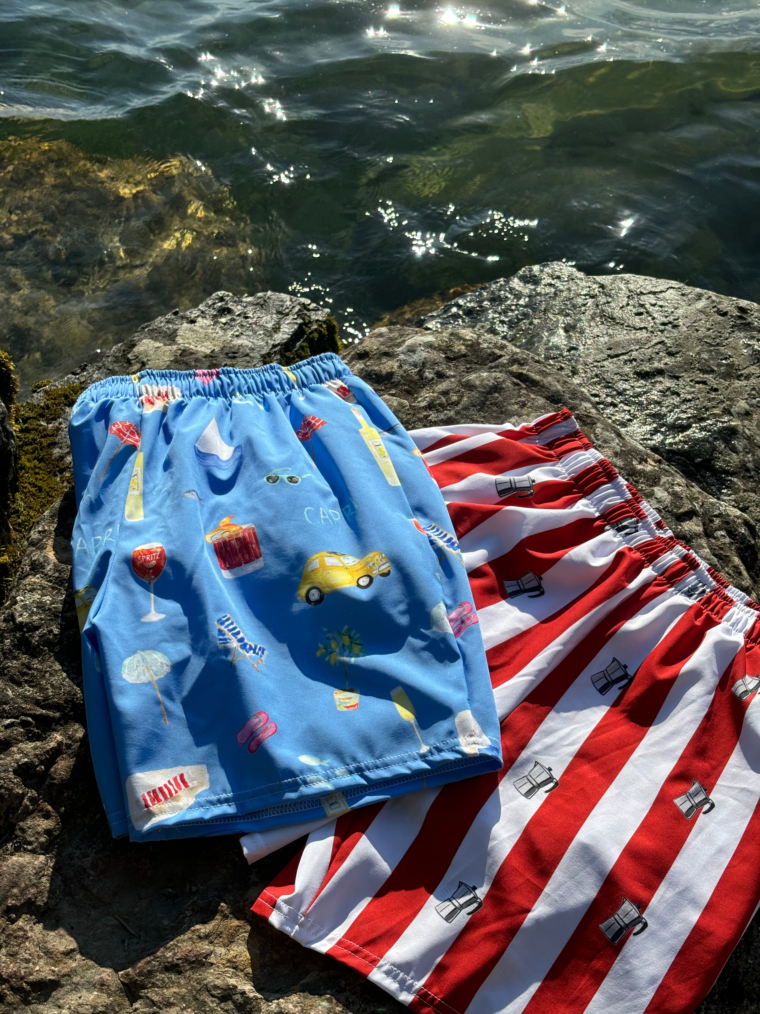 Capri- Pool Short - The Refined Spirit